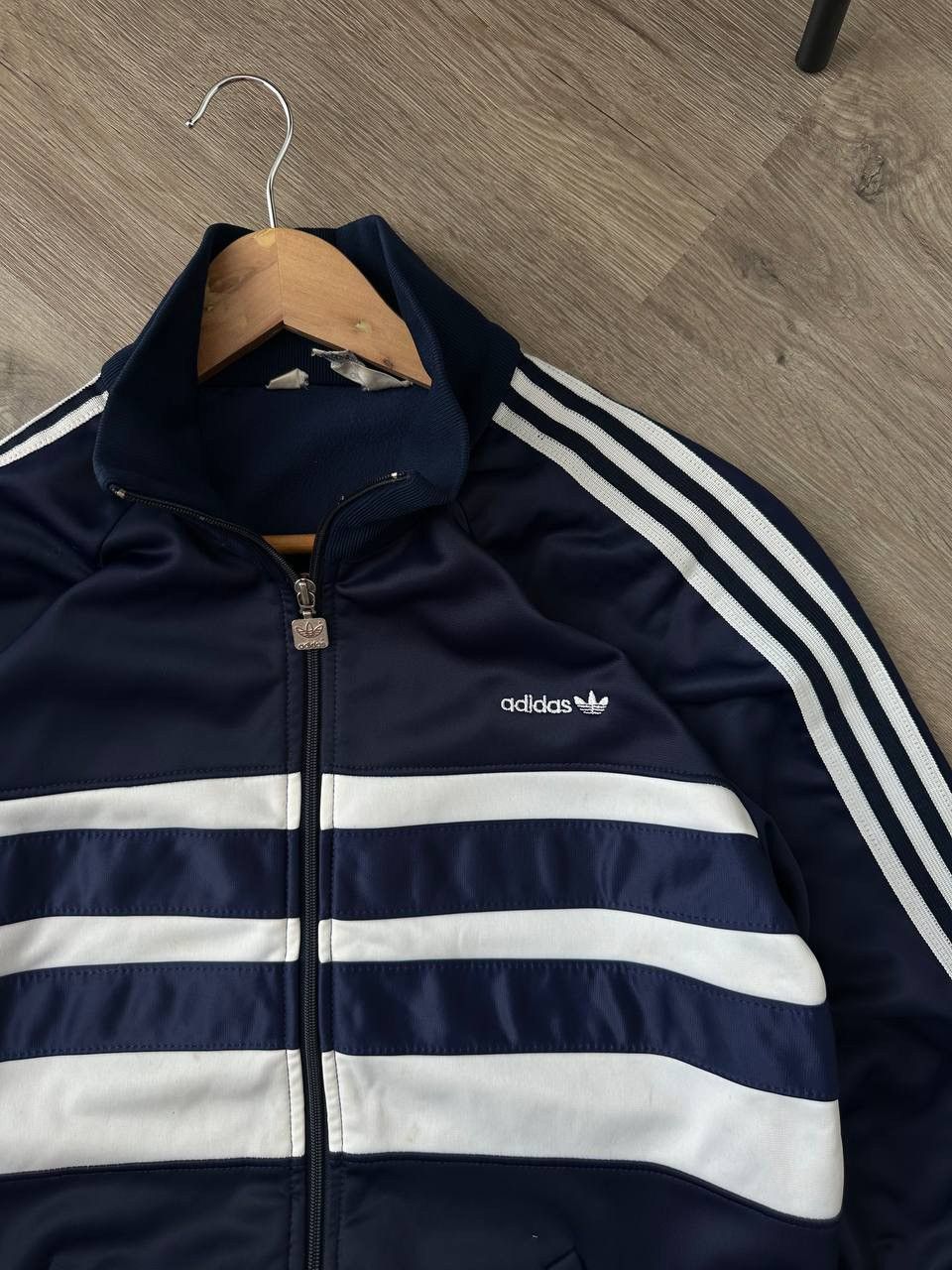 Adidas Vintage Adidas Md In Canada 90’s Sportswear Blue Zip Hoodie Size US M / EU 48-50 / 2 - 7 Thumbnail