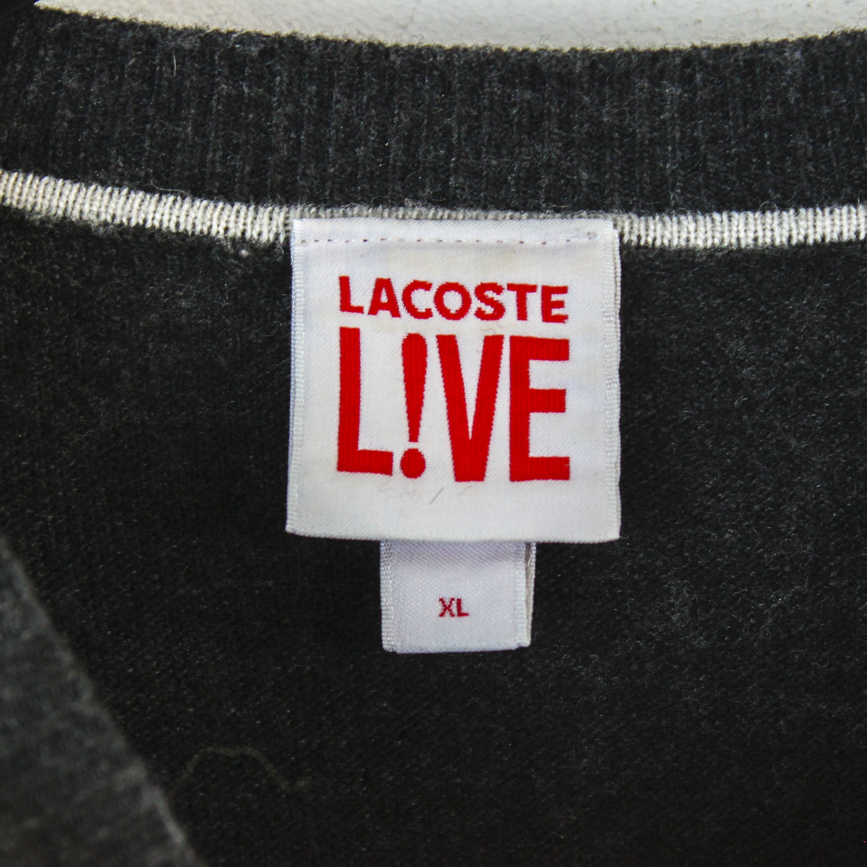 Lacoste L!VE Jumper Sweater Knitted Sweatshirt Pullover Crew Neck Size US L / EU 52-54 / 3 - 5 Thumbnail