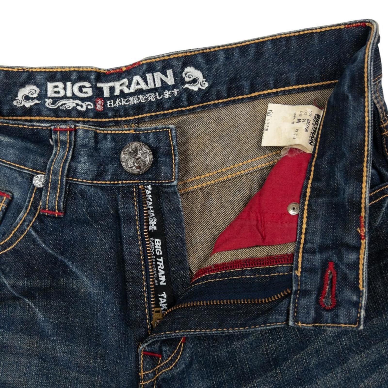 Other Vintage Big Train Embroidered Koi Fish Denim Jeans Size W30 Size US 30 / EU 46 - 6 Thumbnail