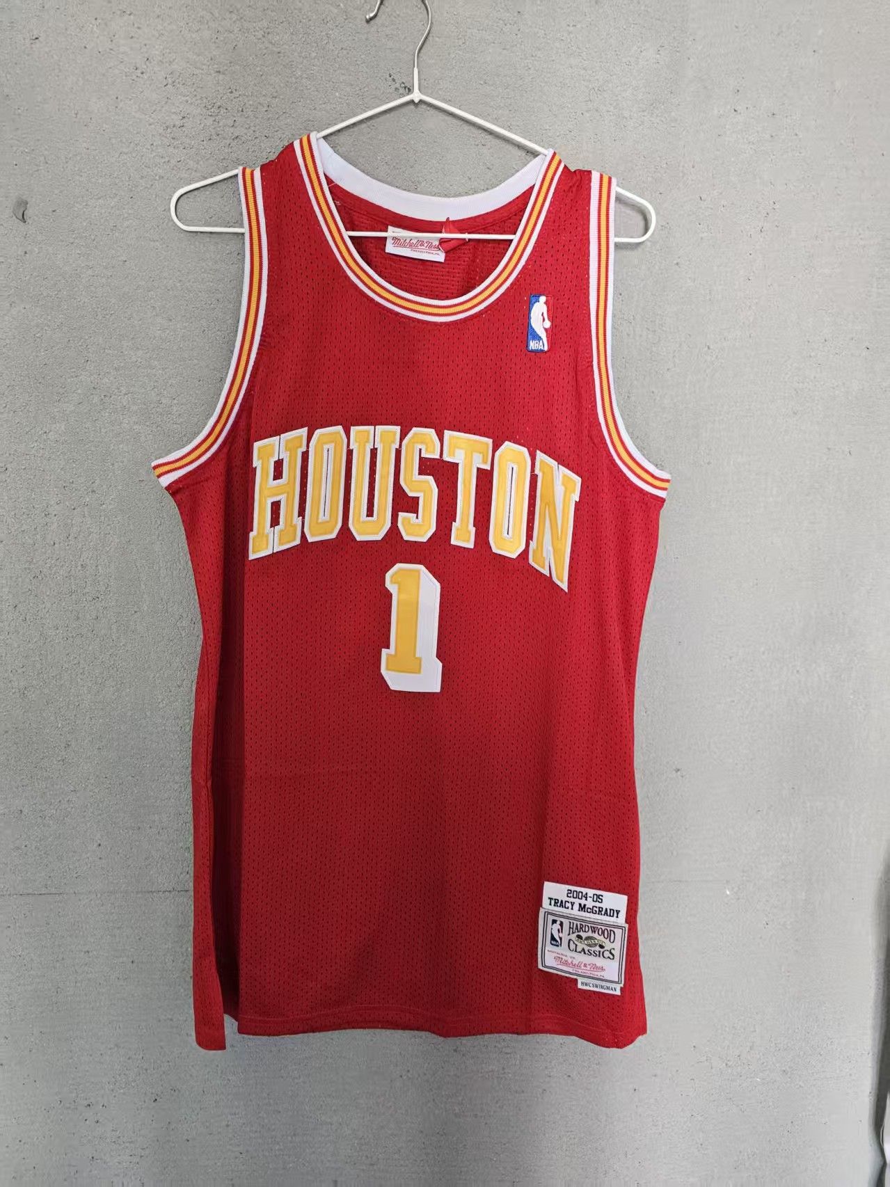 NBA Houston Rockets 1 Tracy McGrady Jersey L Size US L / EU 52-54 / 3 - 2 Thumbnail
