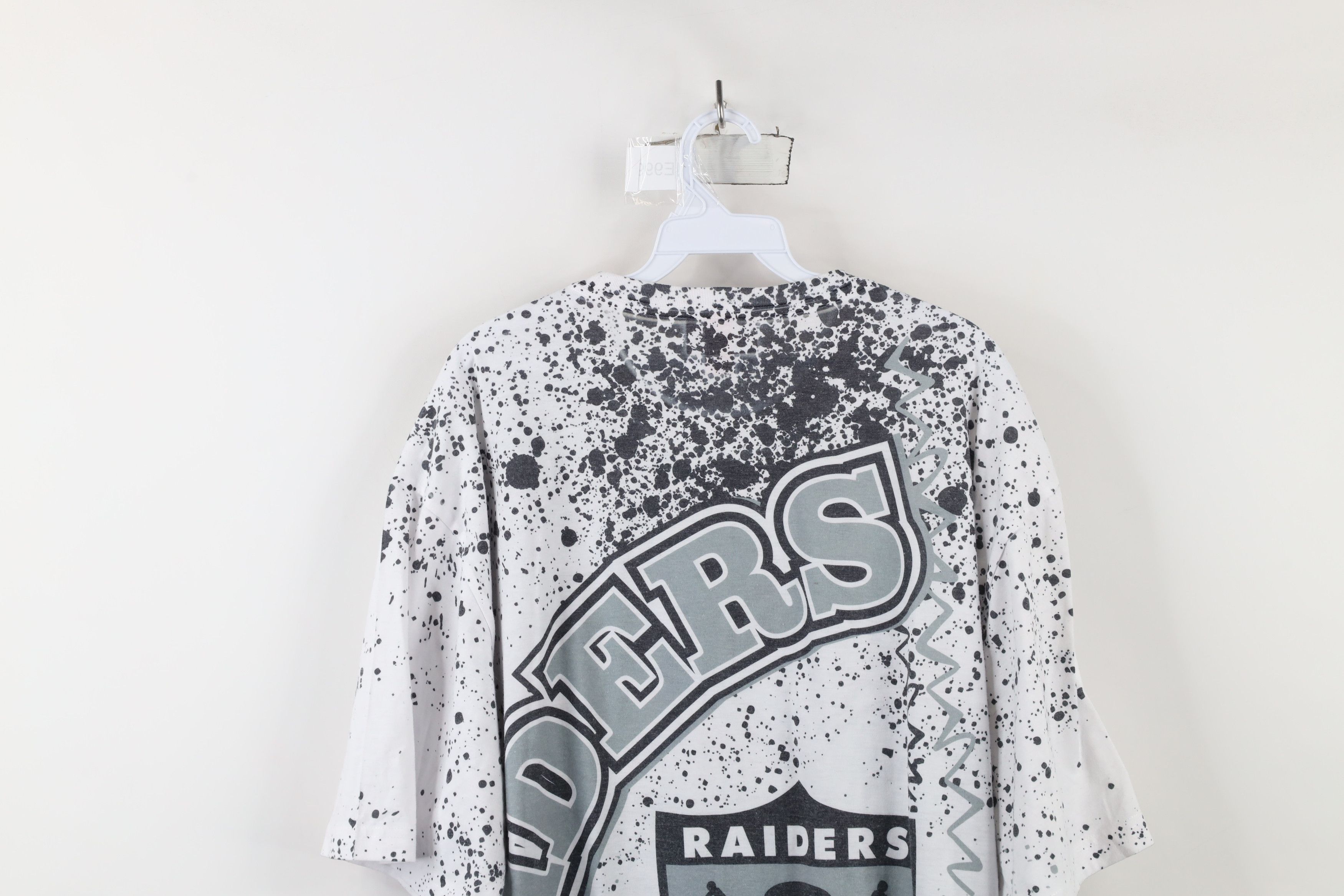 Mitchell & Ness × Vintage Vintage Mitchell & Ness Los Angeles Raiders Football T-Shirt Size US XXL / EU 58 / 5 - 14 Thumbnail
