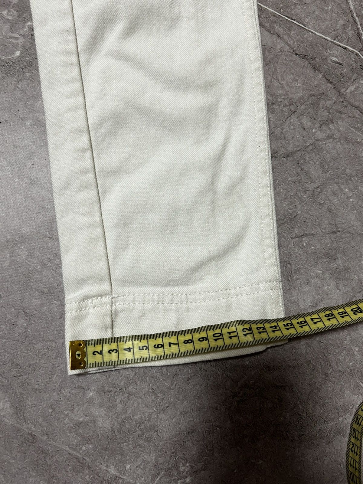 Christian Dior Monsieur × Dior Christian Dior Boutique White Cotton Pants Made In Italy Size 27" / US 4 / IT 40 - 20 Thumbnail