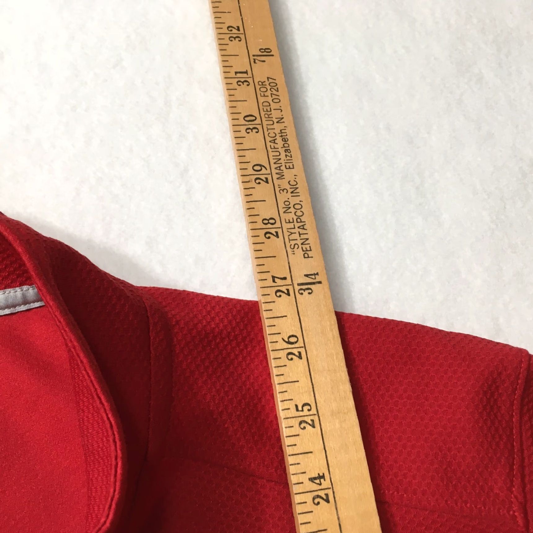 Vintage Sport-Tek Pullover Mens Red Medium Long Sleeve 1/4 Zip Lightweight Moisture Wicking Shirt Size US M / EU 48-50 / 2 - 6 Thumbnail