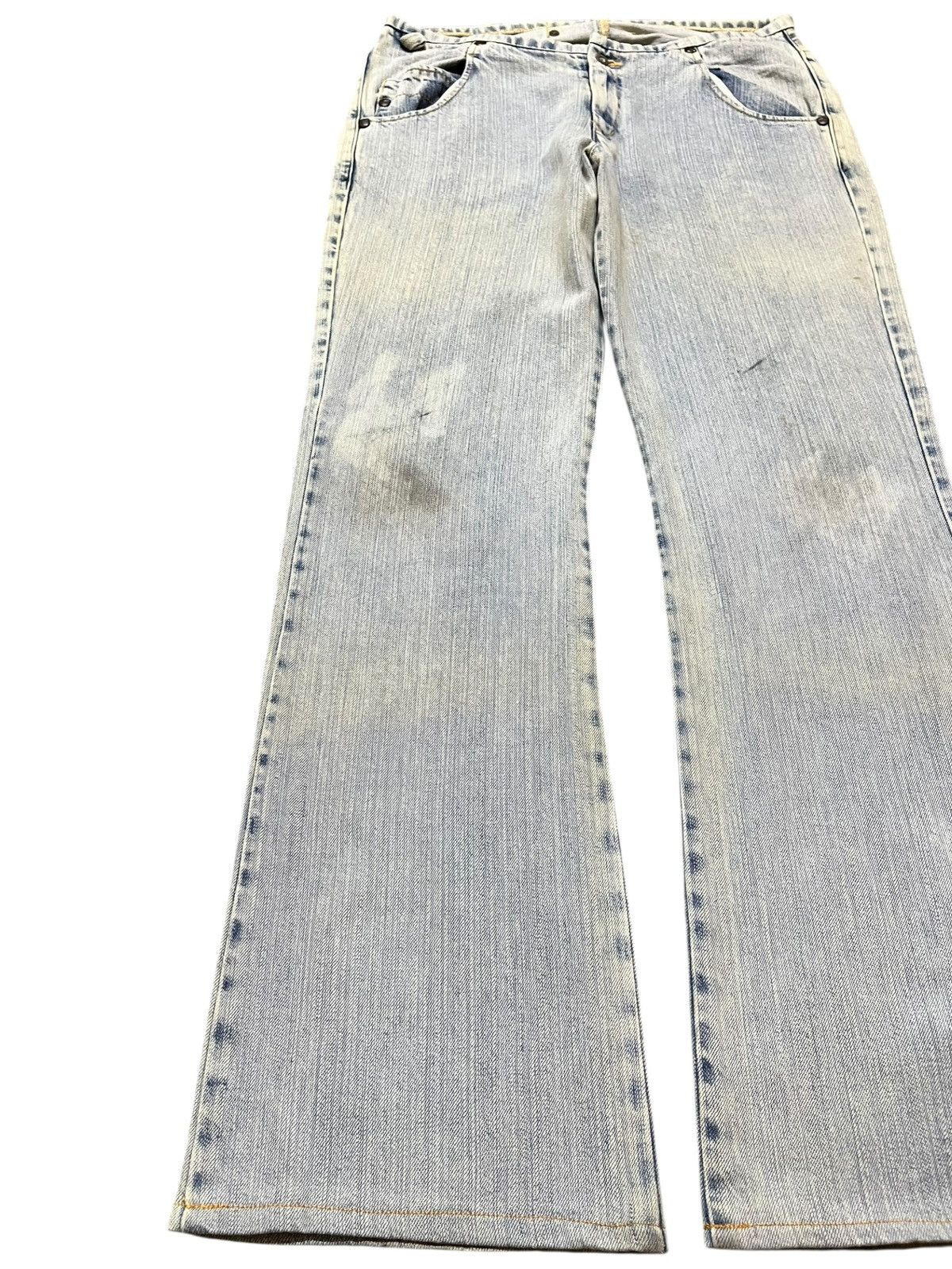 Johnbull Vintage Johnbull Flare Bootcut Faded Grunge Denim Size US 31 - 5 Thumbnail
