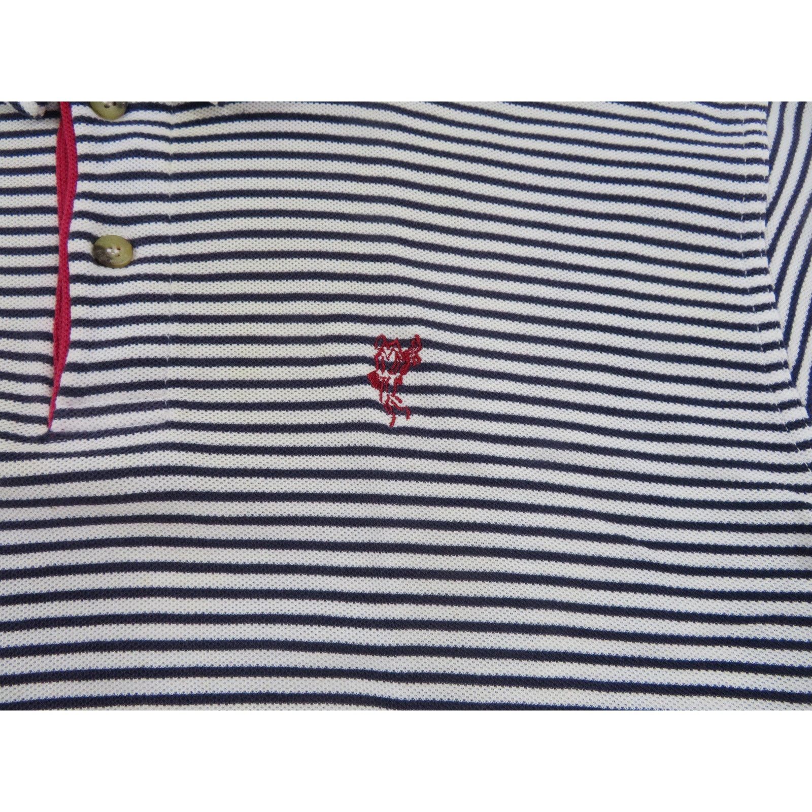Ashworth Ashworth Polo Shirt, Made in USA, White Blue, Sz L 1990s Size US L / EU 52-54 / 3 - 3 Thumbnail