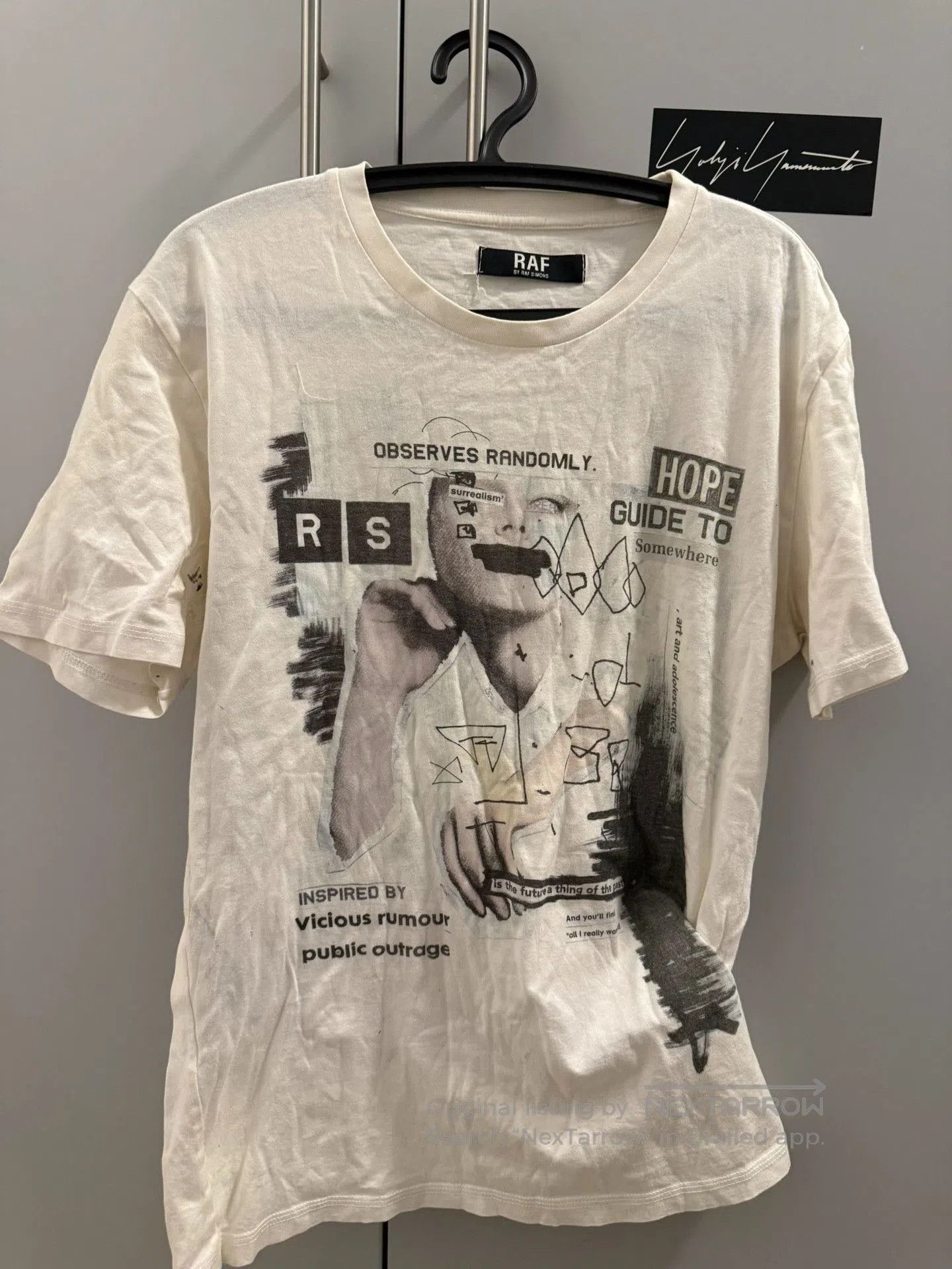 Raf Simons Raf Simons 06ss Observes Randomly Tee. Size US M / EU 48-50 / 2 - 1 Thumbnail