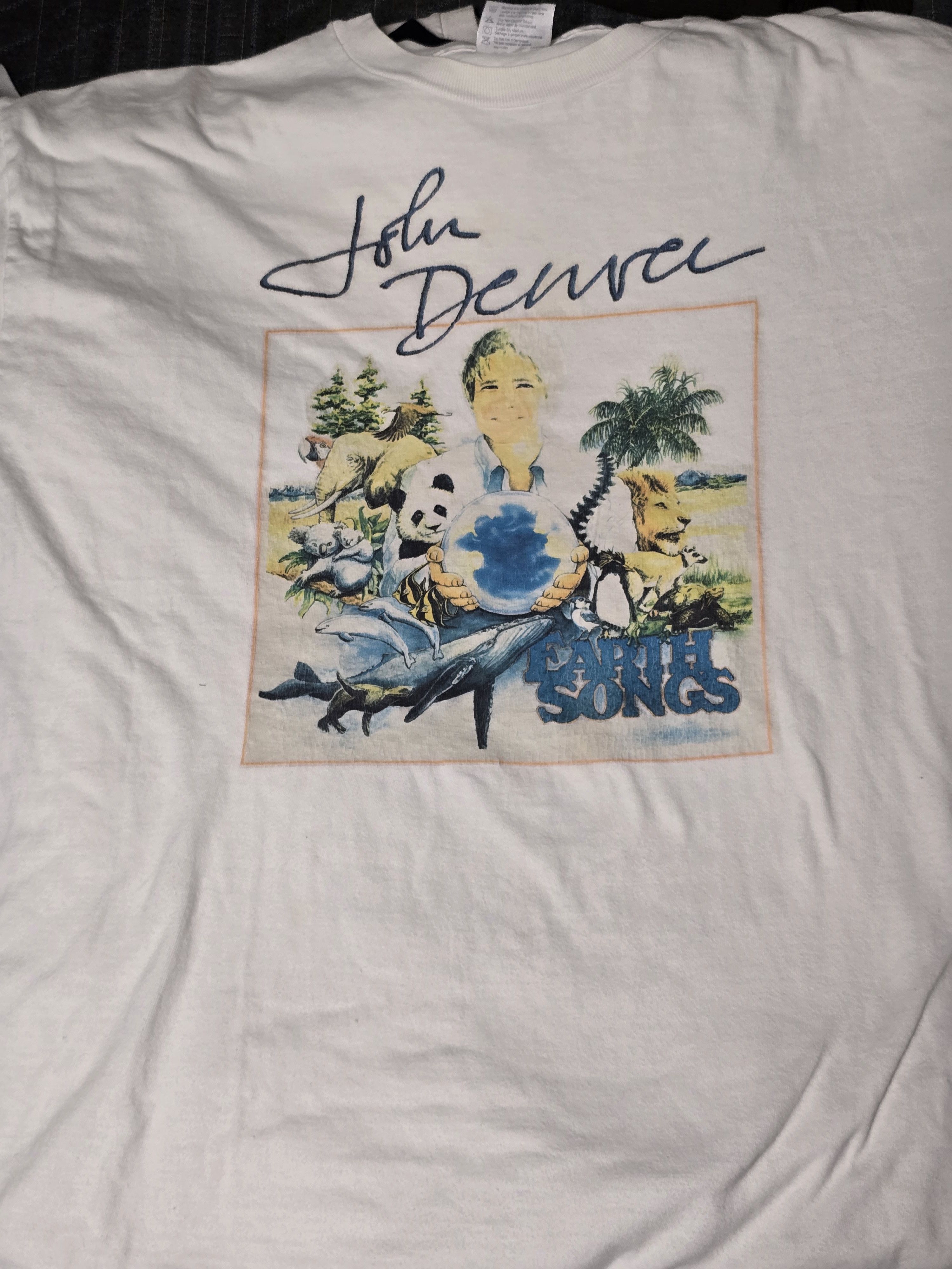 Other John Denver earth songs rare 90s vintage Size US XL / EU 56 / 4 - 2 Thumbnail