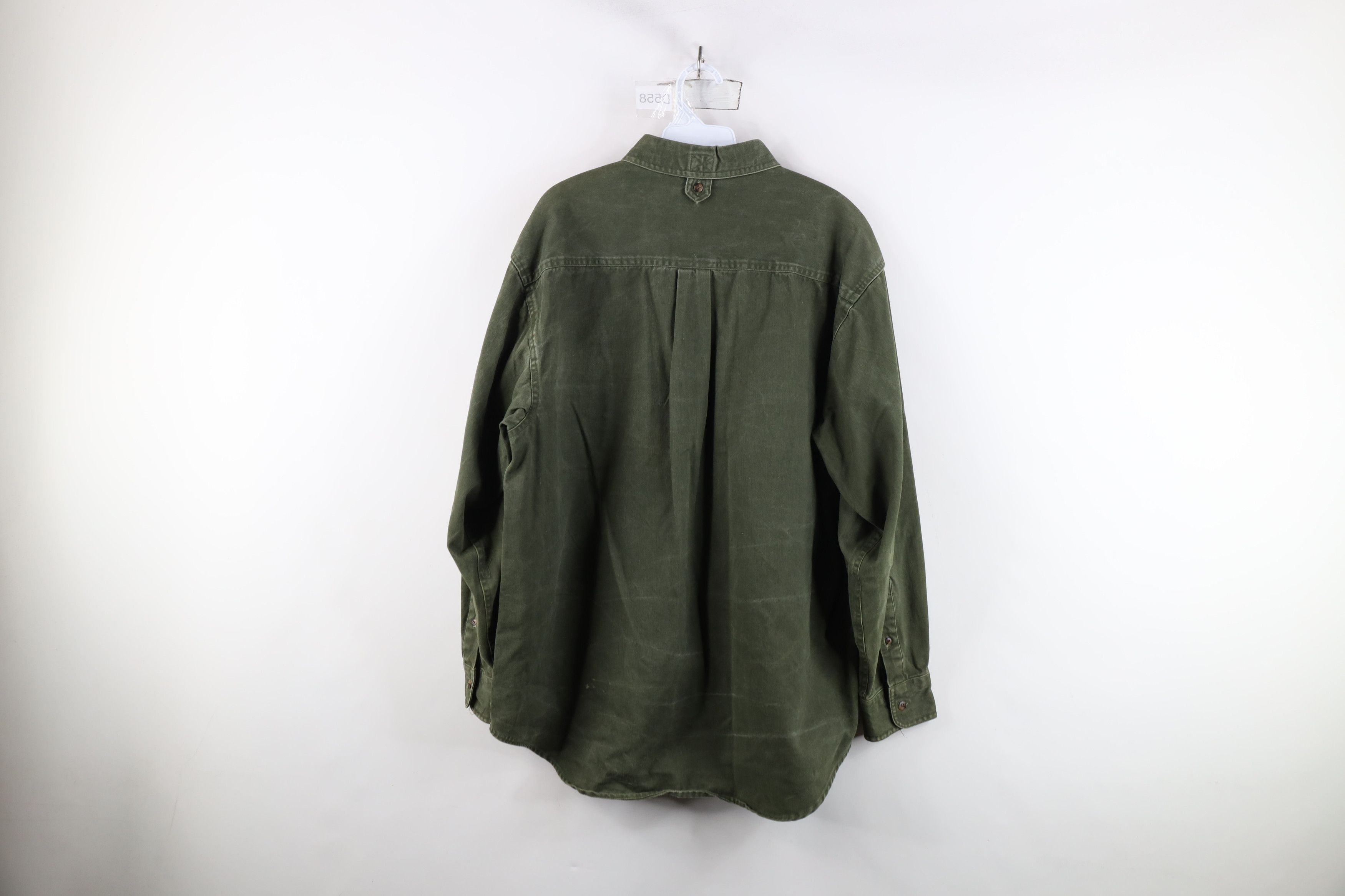 Vintage Vintage 90s Streetwear Collared Button Down Shirt Size US L / EU 52-54 / 3 - 12 Thumbnail