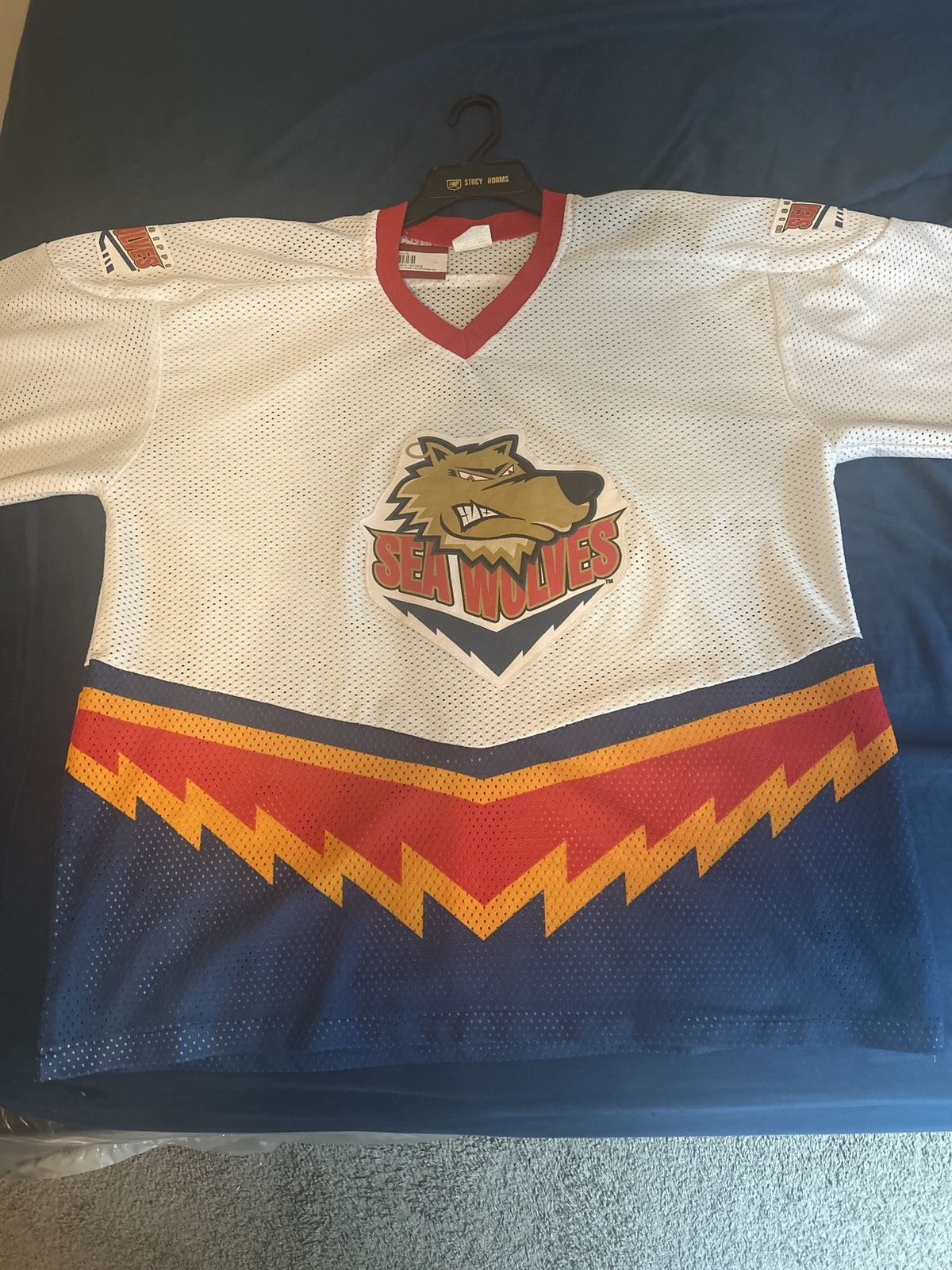 Other SEA WOLVES HOME JERSEY *RARE* Size US L / EU 52-54 / 3 - 1 Thumbnail