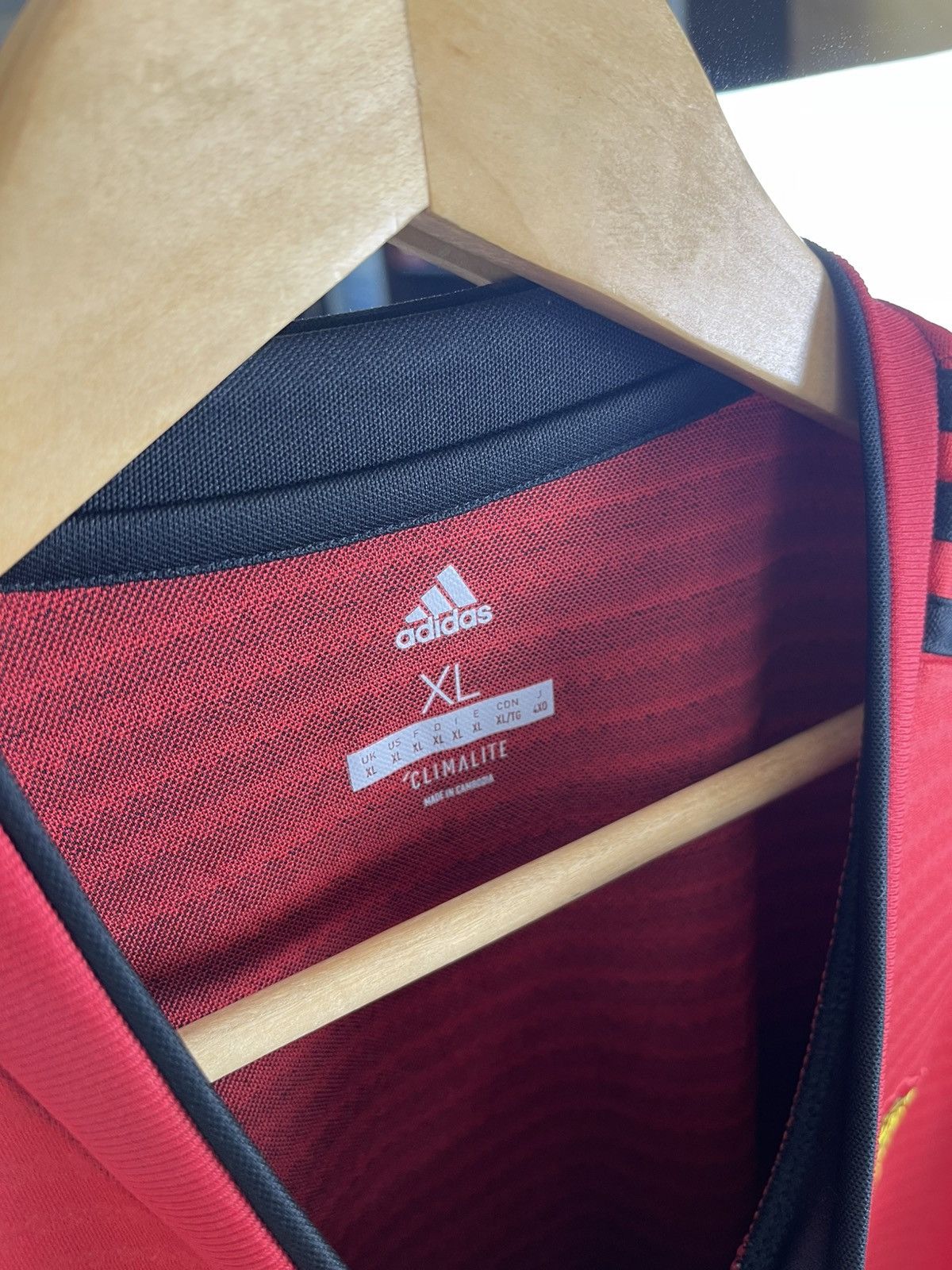 Adidas Man Utd 18/19 Home Jersey Climalite Tech Fade Graphic Size US XL / EU 56 / 4 - 2 Thumbnail