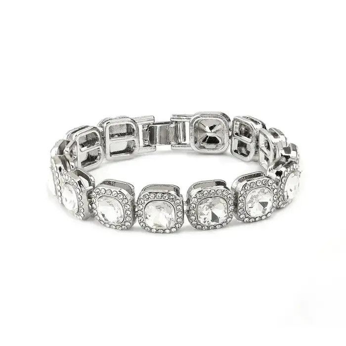 Jewelry Rhinestone Chain Bracelet Size ONE SIZE - 4 Thumbnail