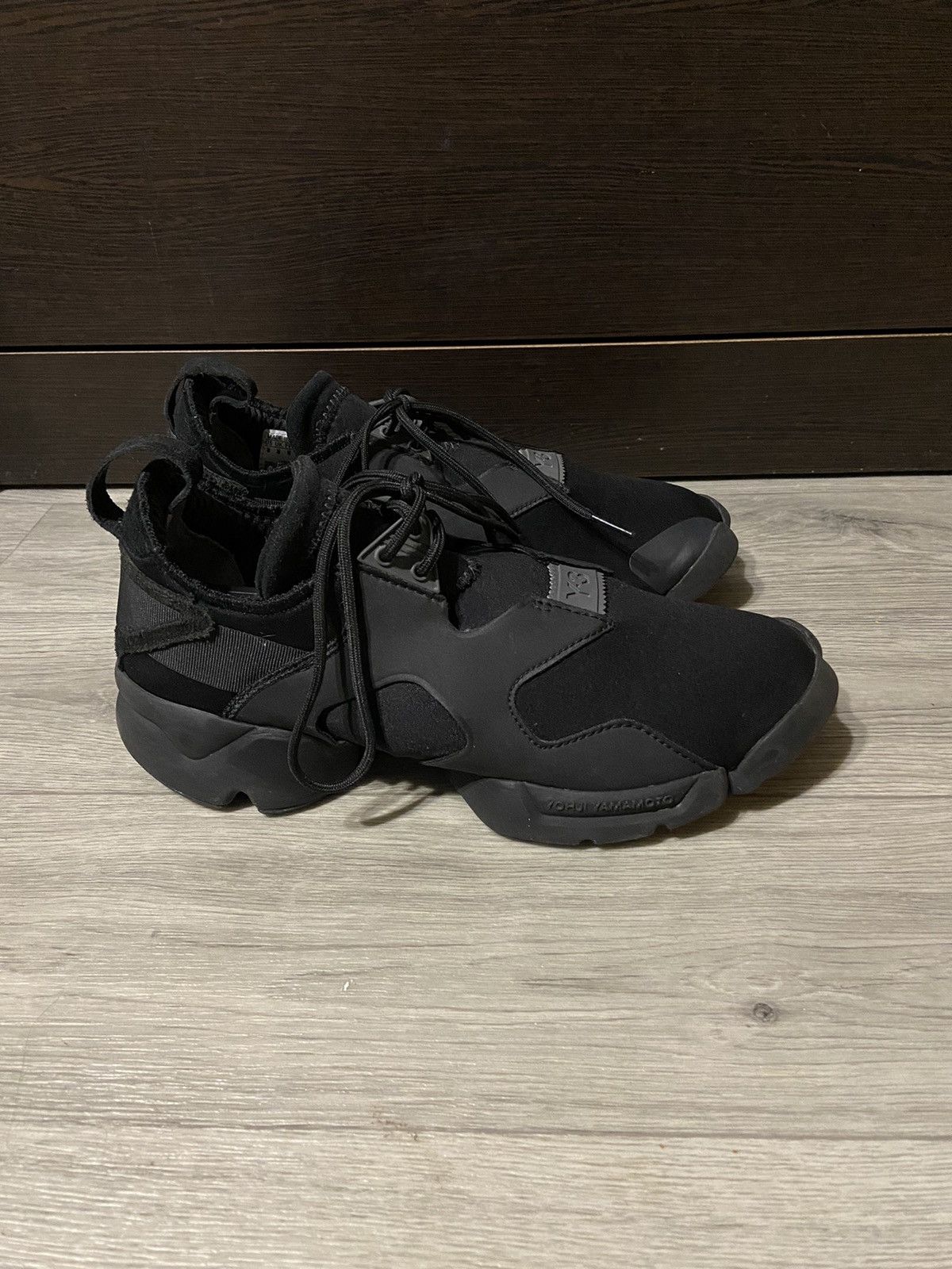 Y-3 Y-3 by Yohji Yamamoto KOHNA Sneakers Black Neoprene Shoes Size US 8.5 / EU 41-42 - 6 Thumbnail