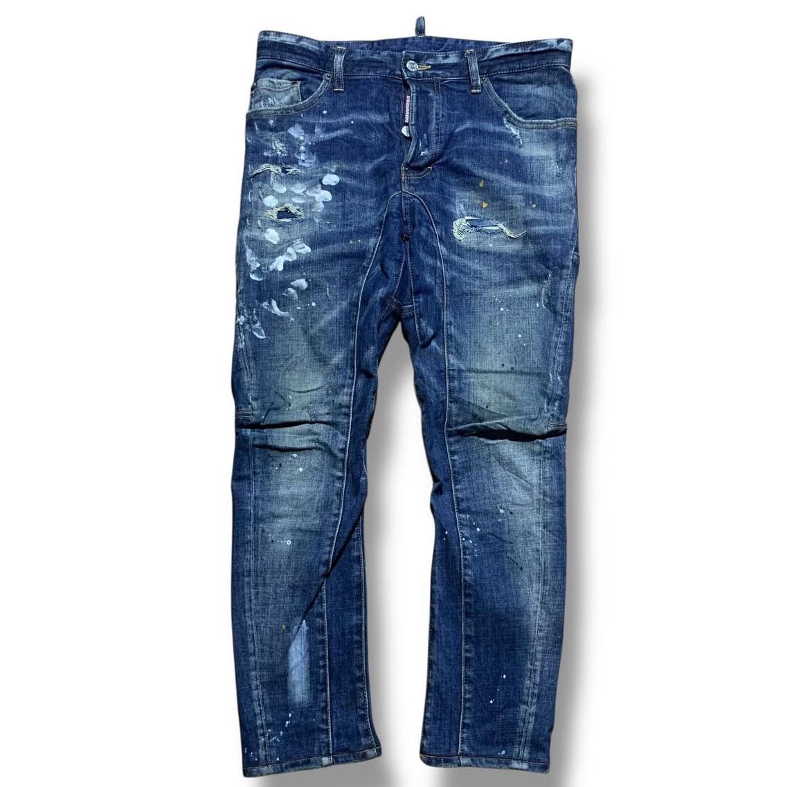 Dsquared2 2000s Dsquared Button Fly Biker Wash Jeans Pants Size US 34 / EU 50 - 1 Thumbnail