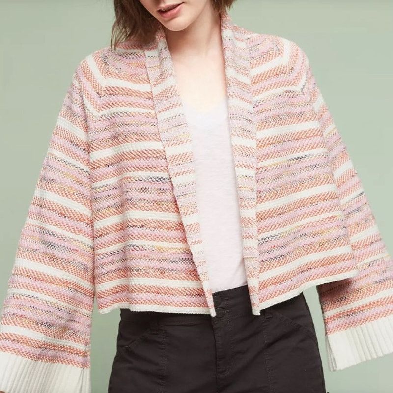 Anthropologie Moth Anthropologie Manila Kimono Cardigan (Sz S) Size S / US 4 / IT 40 - 3 Thumbnail