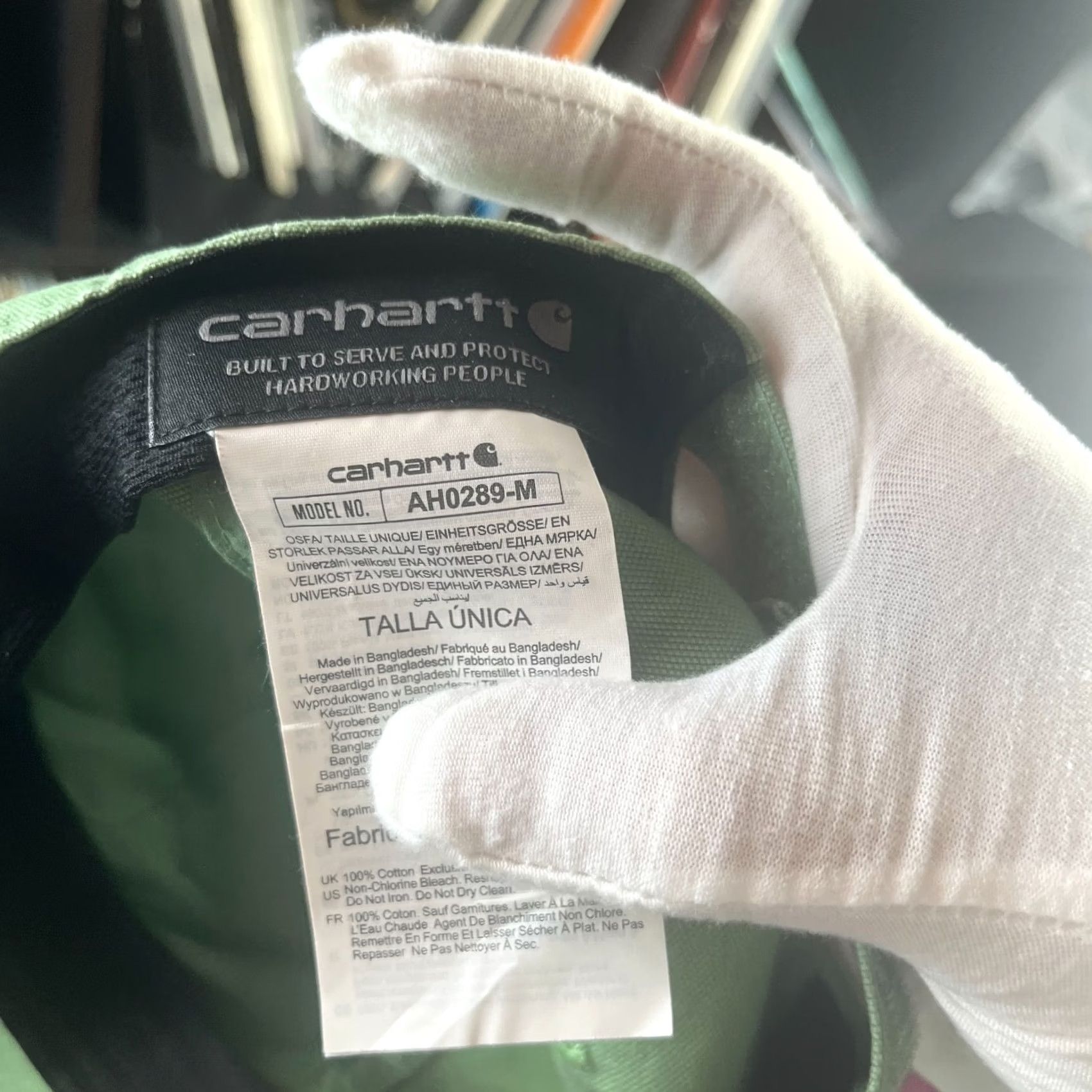 Carhartt Carhartt Patch Logo Strapback Hat Green Size ONE SIZE - 5 Thumbnail