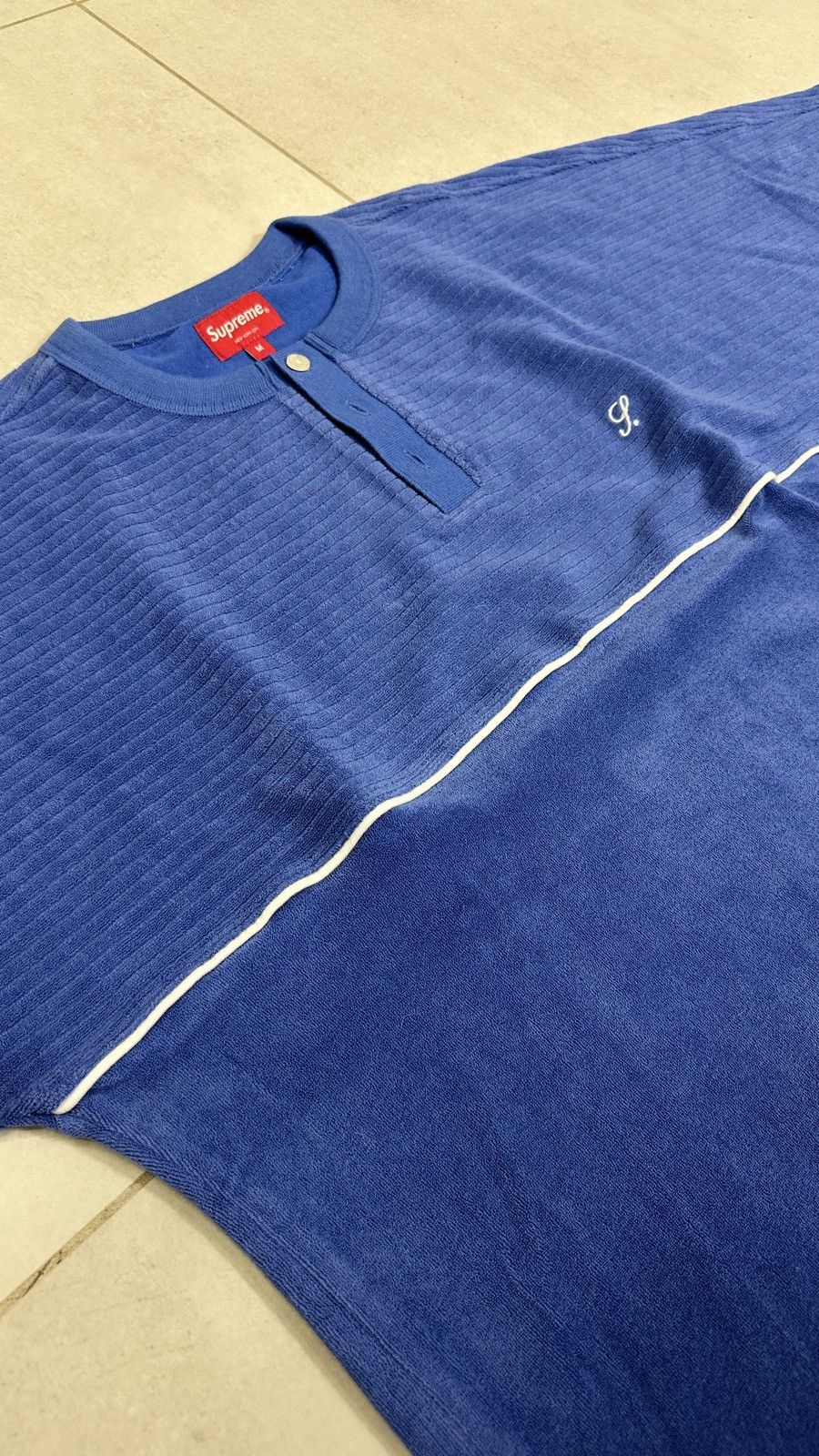 Supreme Supreme TERRY S/S HENLEY size Medium Size US M / EU 48-50 / 2 - 4 Thumbnail