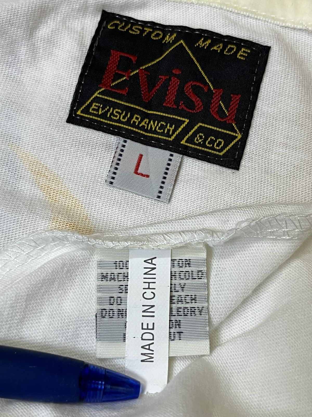 Evisu ICONIC🔥EVISU JEAN “EVISU IS MY GOD”TEE SHIRT Size US L / EU 52-54 / 3 - 12 Thumbnail