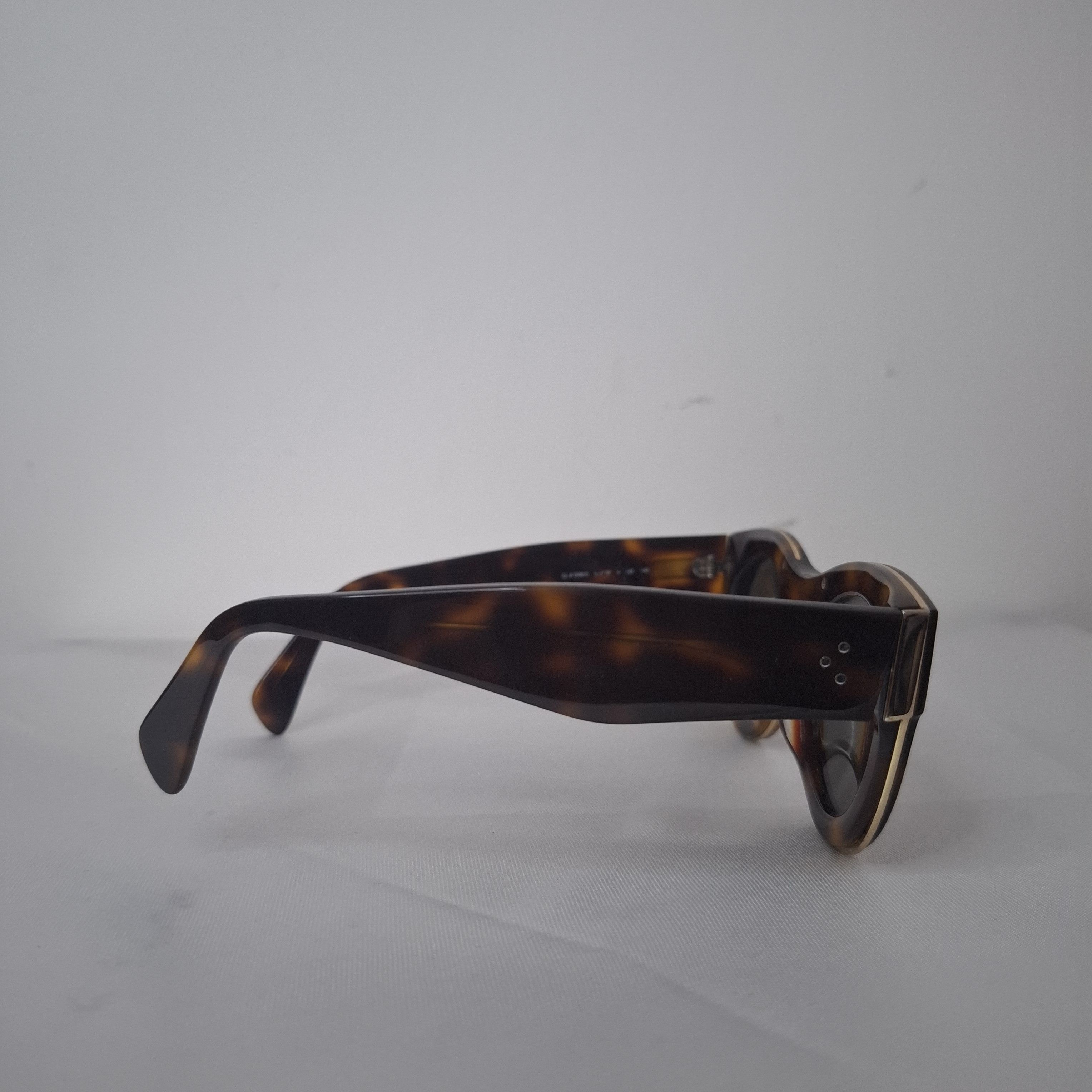Celine CELINE Brown Leopard Print Phoebe Philo Sunglasses Size ONE SIZE - 3 Thumbnail