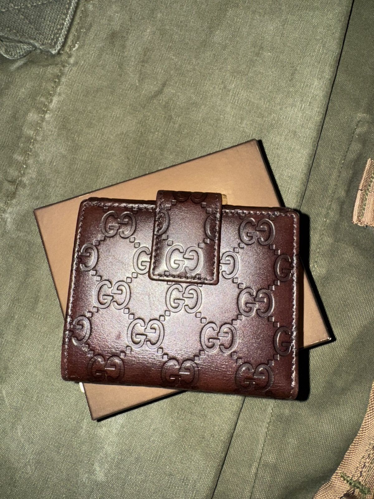 Gucci Gucci Guccissima leather French flap wallet Size ONE SIZE - 3 Thumbnail
