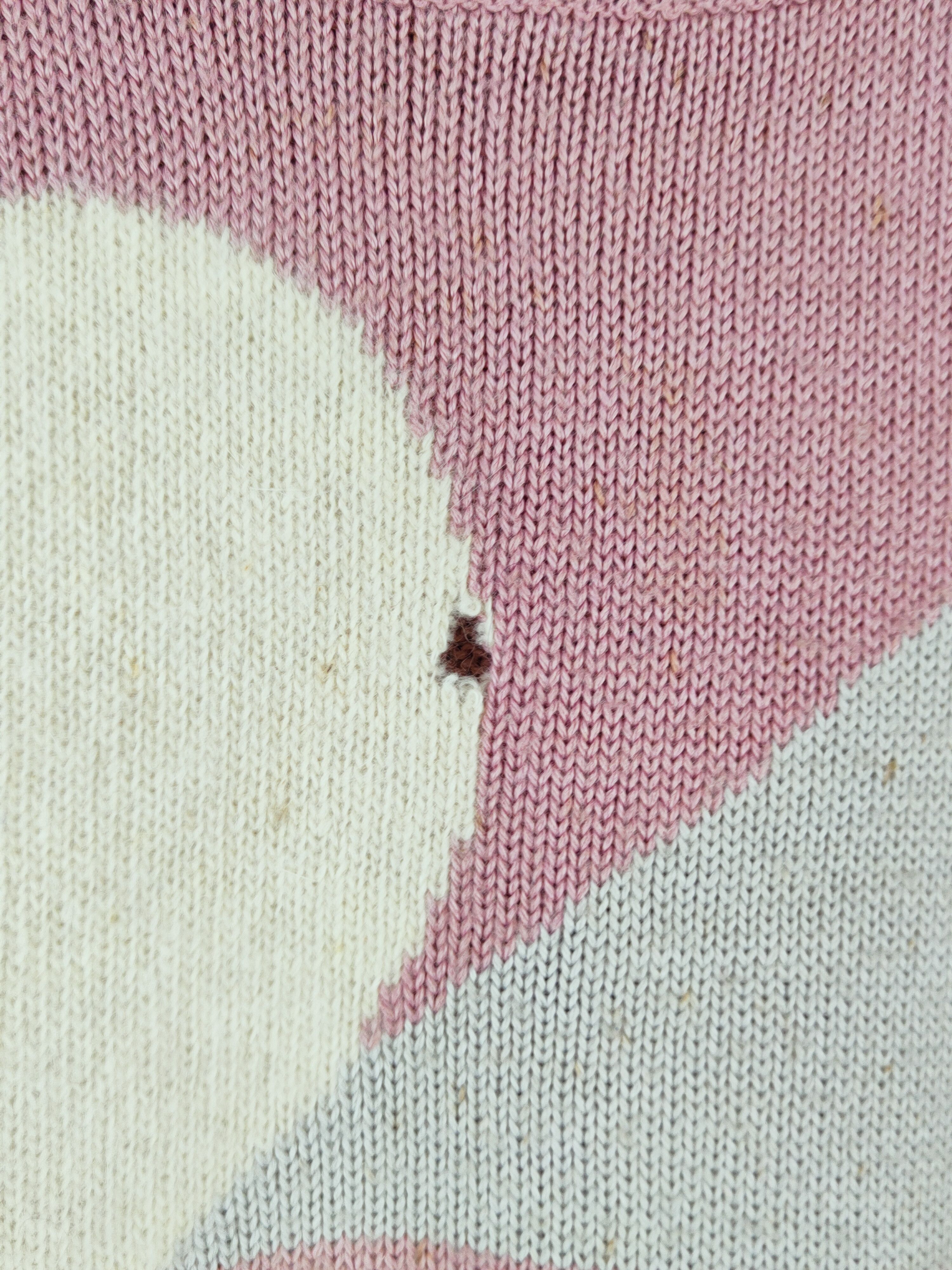 Homespun Knitwear × Japanese Brand × Vintage Pavone Pink Knitwear Sweatshirts #W997 Size M / US 6-8 / IT 42-44 - 2 Thumbnail