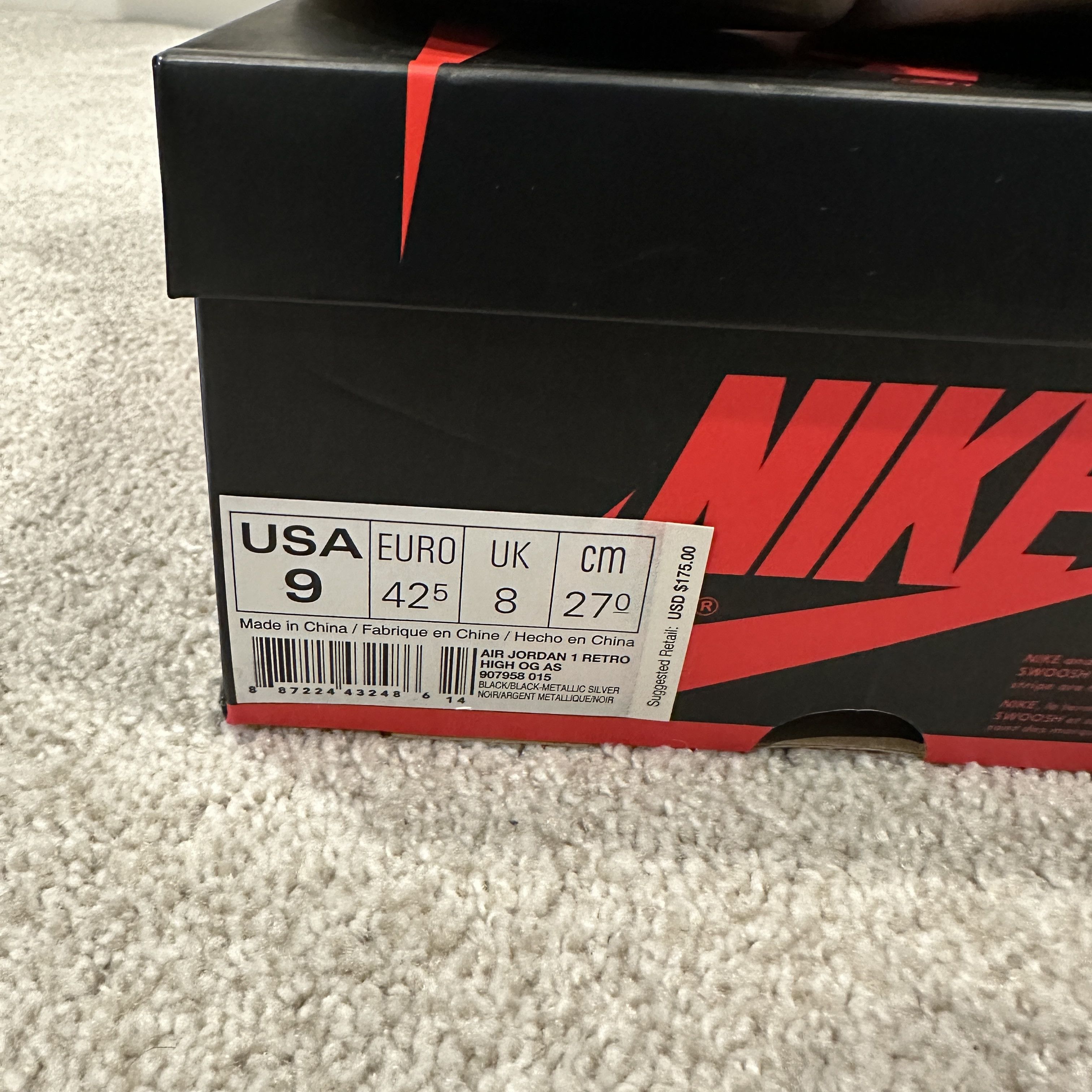 Jordan Brand Nike Jordan 1 Retro All Star Chameleon 2017 Size US 9 / EU 42 - 4 Thumbnail