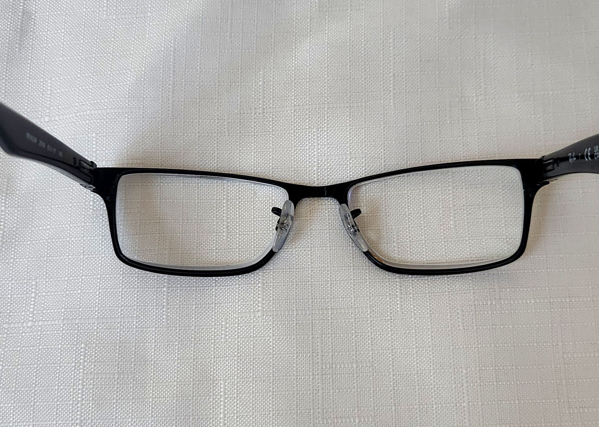 Designer × RayBan Ray-Ban Eyeglasses RB 6238 2509 Polished Black Square Frame Size ONE SIZE - 7 Thumbnail