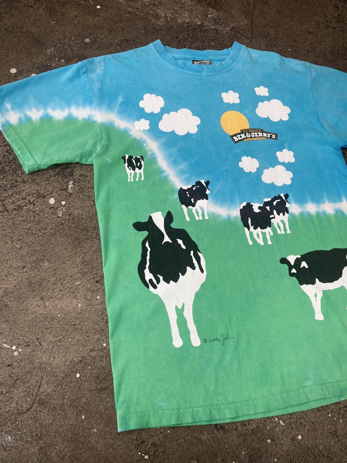 Vintage Vintage 90s Ben & Jerry’s Euphoria Size US L / EU 52-54 / 3 - 3 Thumbnail