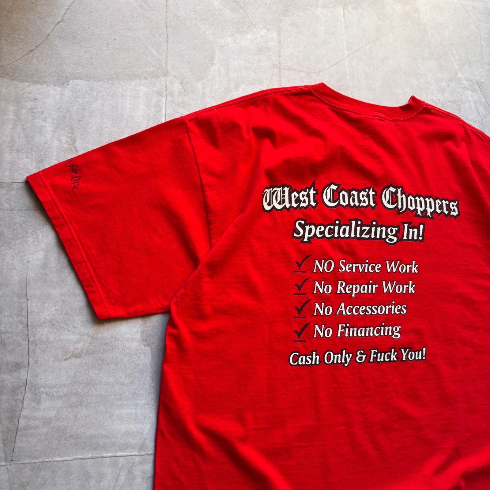 West Coast Choppers vintage 90s West Coast Choppers t shirt metal biker rock Size US XXL / EU 58 / 5 - 4 Thumbnail