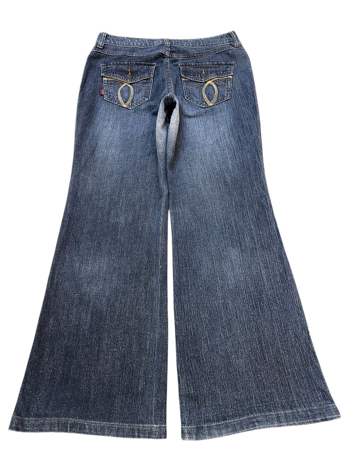 Hypebeast Vintage Japanese Brand Blue Faded Wash Style Baggy Jeans Size US 32 / EU 48 - 2 Thumbnail