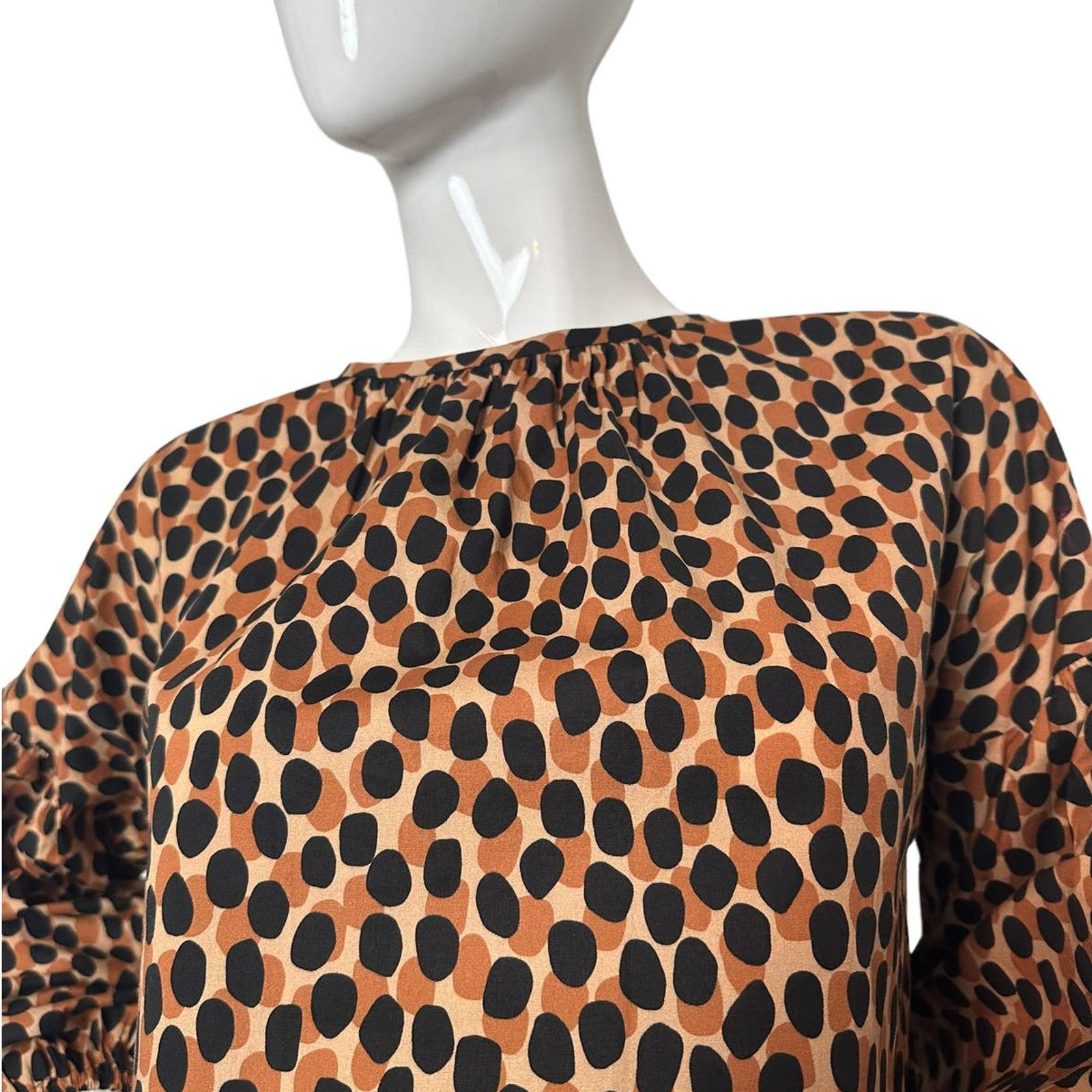 Kate Spade Kate Spade Dotty Leopard Around Town Top XS Size XS / US 0-2 / IT 36-38 - 3 Thumbnail