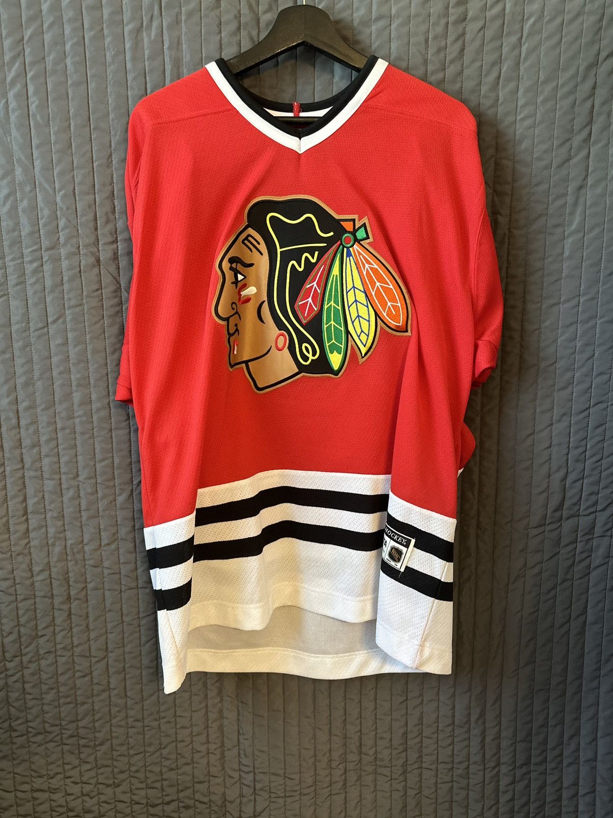 NHL Vintage Stan Mikita Blackhawks Sweater Size US M / EU 48-50 / 2 - 2 Thumbnail
