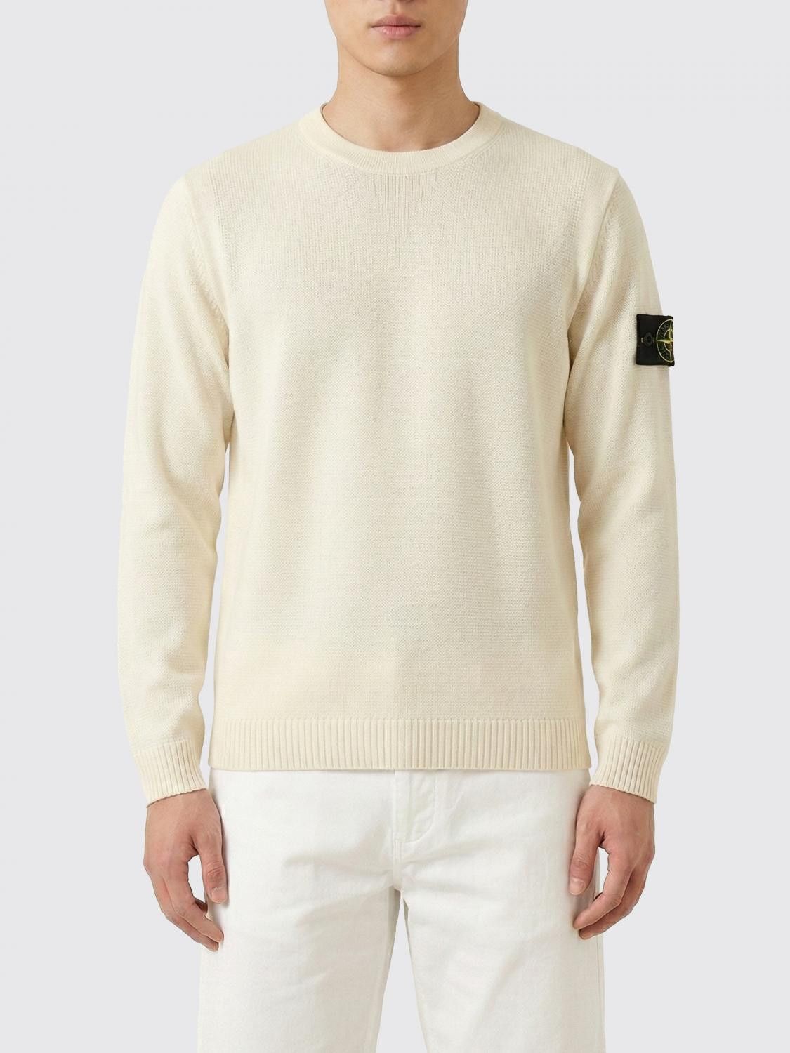 Stone Island Stone Island Sweater Men White Size US XXL / EU 58 / 5 - 1 Thumbnail