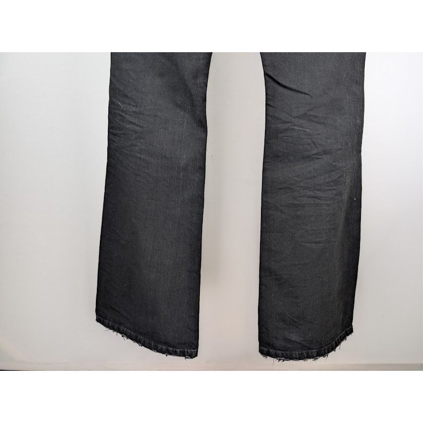 Balenciaga o1rshd1 Q:2 / Layered Kuroki Denim Jeans in Midnight Black Size US 32 / EU 48 - 14 Thumbnail