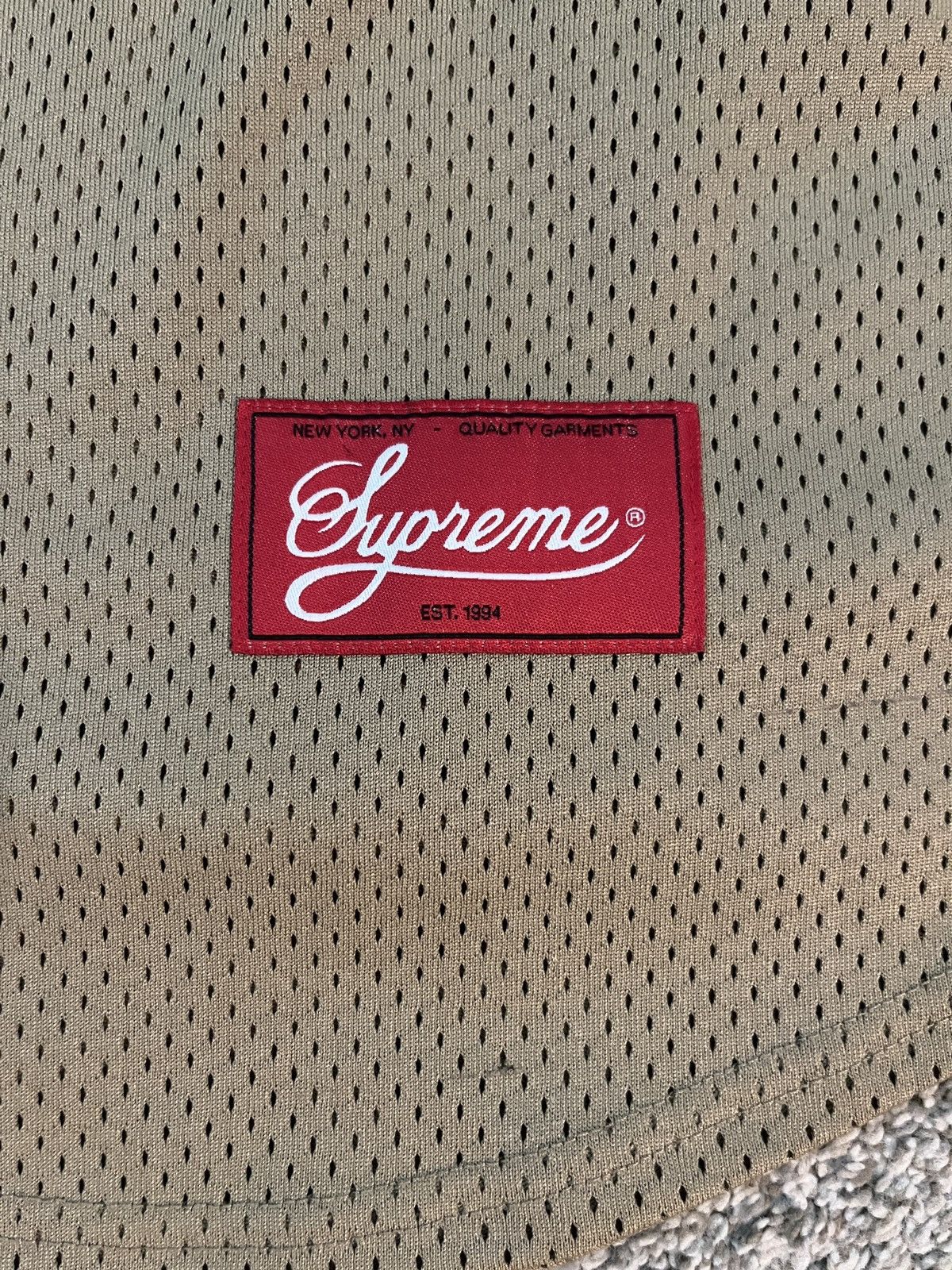 Supreme Supreme Split Sleeveless Baseball Jersey size L Size US L / EU 52-54 / 3 - 3 Thumbnail