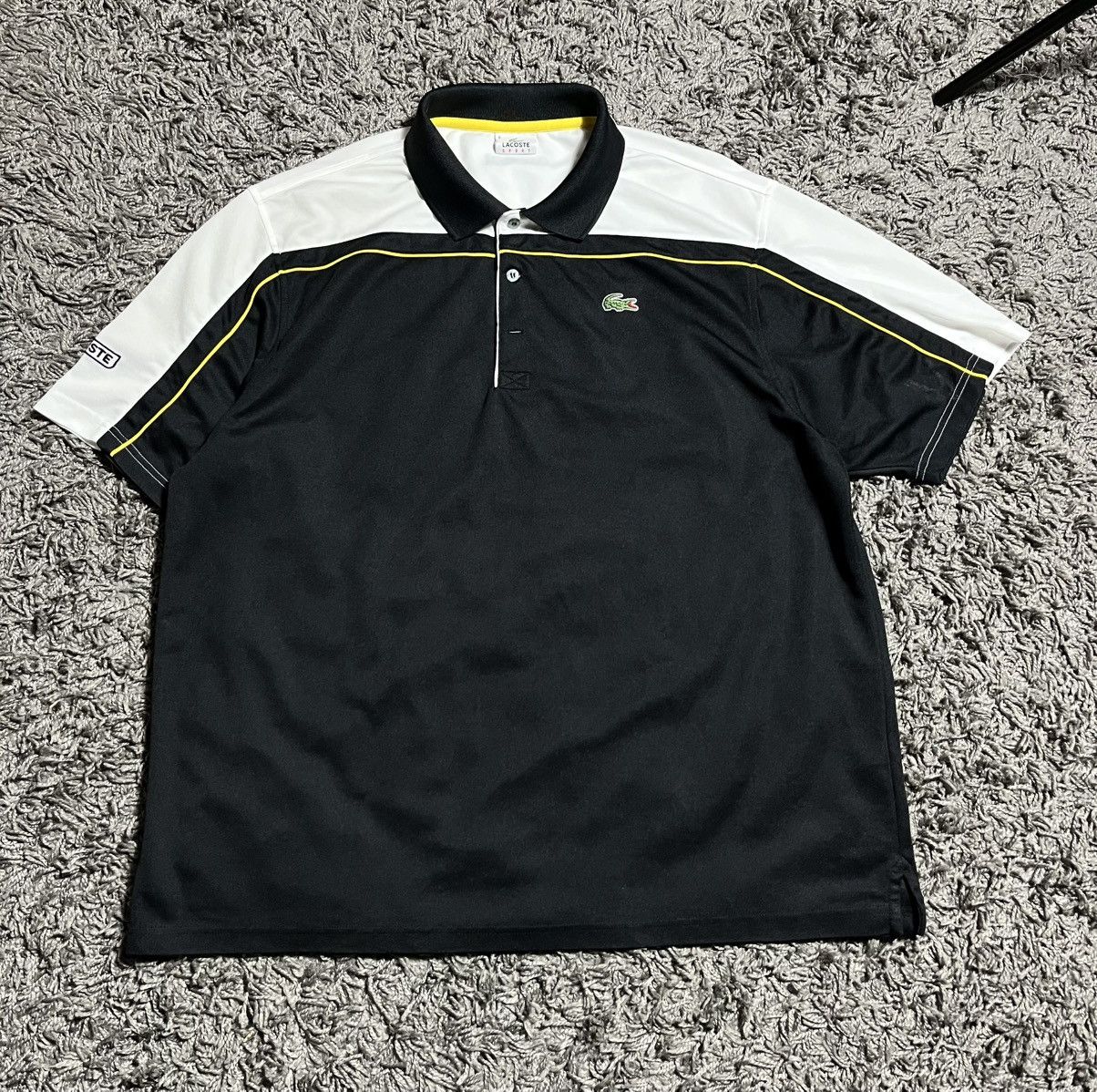 LACOSTE SPORT VINTAGE Y2K TENNIS ROGER FEDERER STYLE TEE