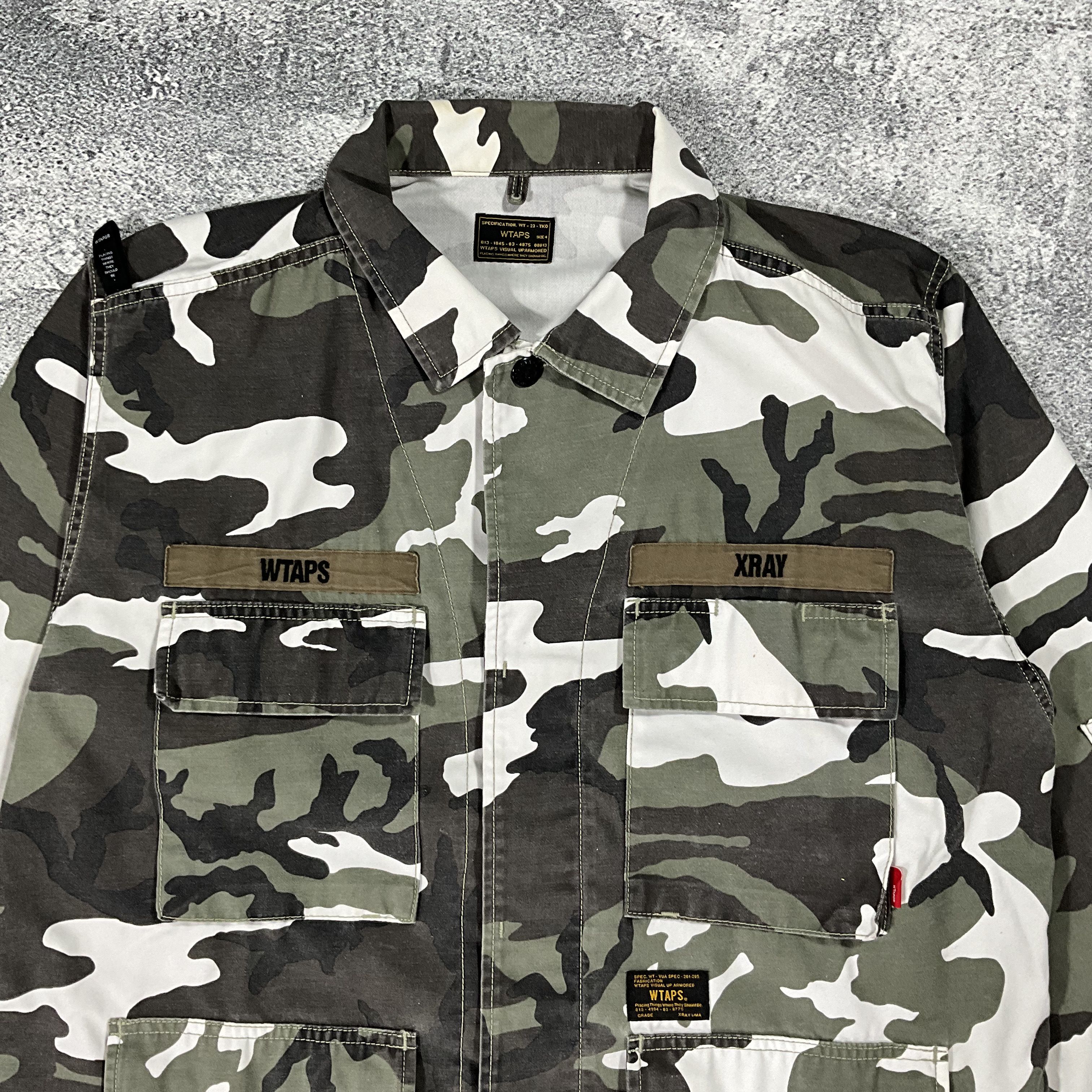 Wtaps Wtaps jungle ls 02 shirt copo twill urban camo Size US XL / EU 56 / 4 - 2 Thumbnail