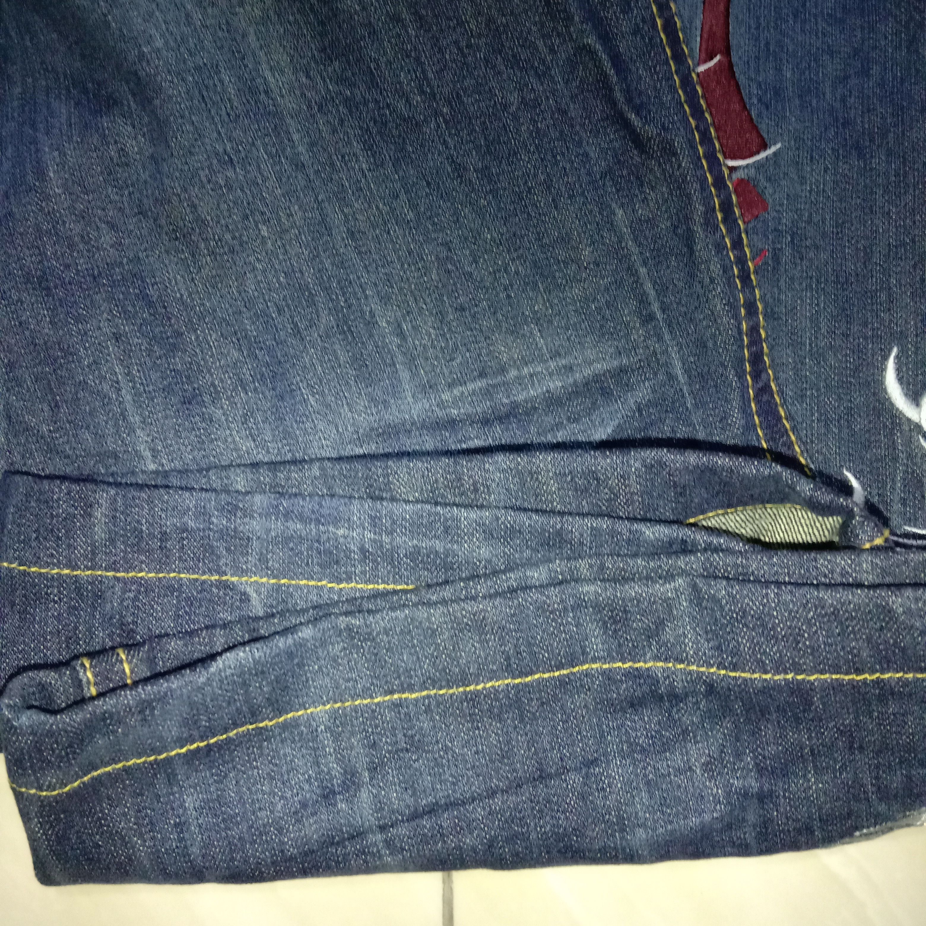 Anime × Cartoon Network × Japanese Brand Jeans Nishiki x Neon Genesis Evangelion Anime Manga Rare 00s Size US 38 / EU 54 - 9 Thumbnail