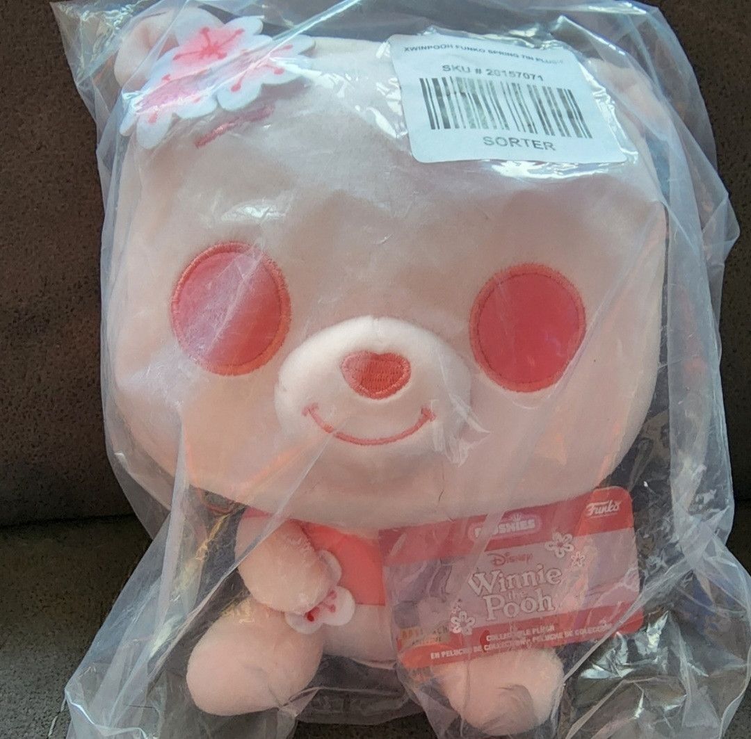 Disney NWT Funko Disney Winnie the Pooh Cherry Blossom Plush BoxLun Size ONE SIZE - 1 Thumbnail