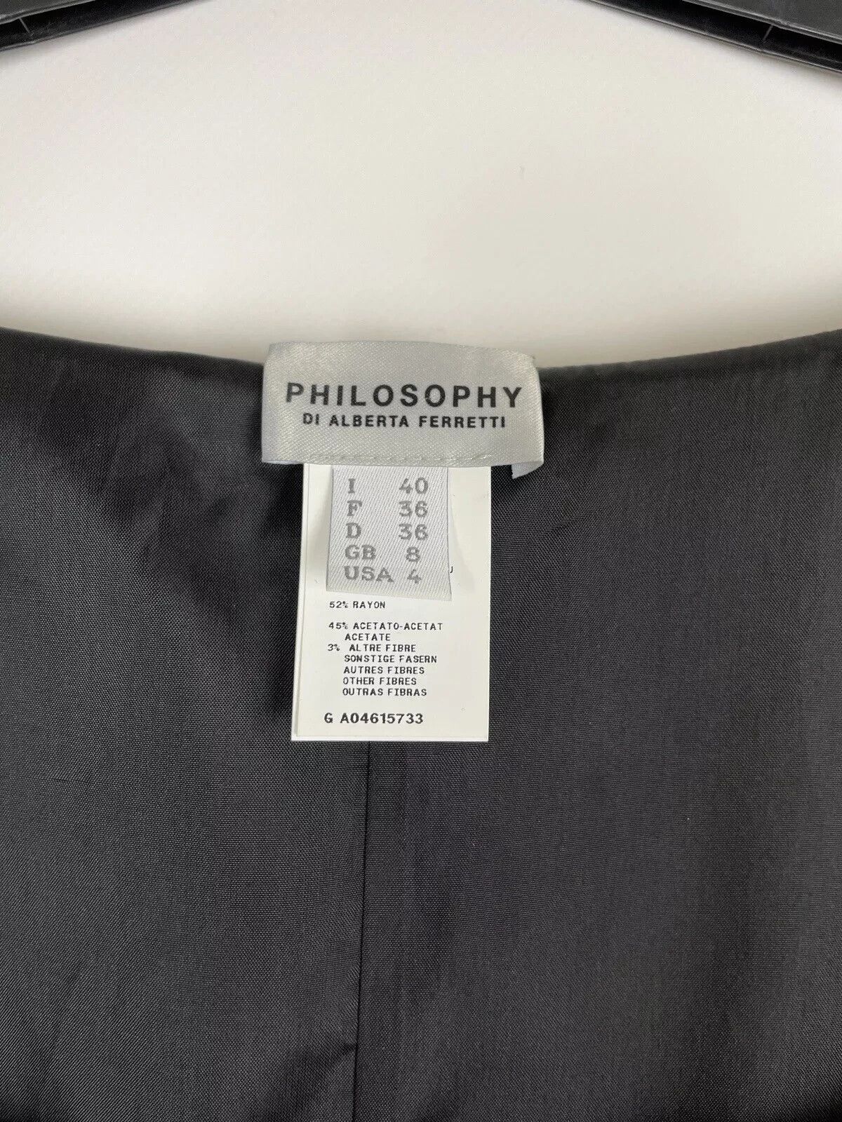 Other Philosophy Di Alberta Italy Dress Sleeveless Rayon Womens Size S / US 4 / IT 40 - 15 Thumbnail