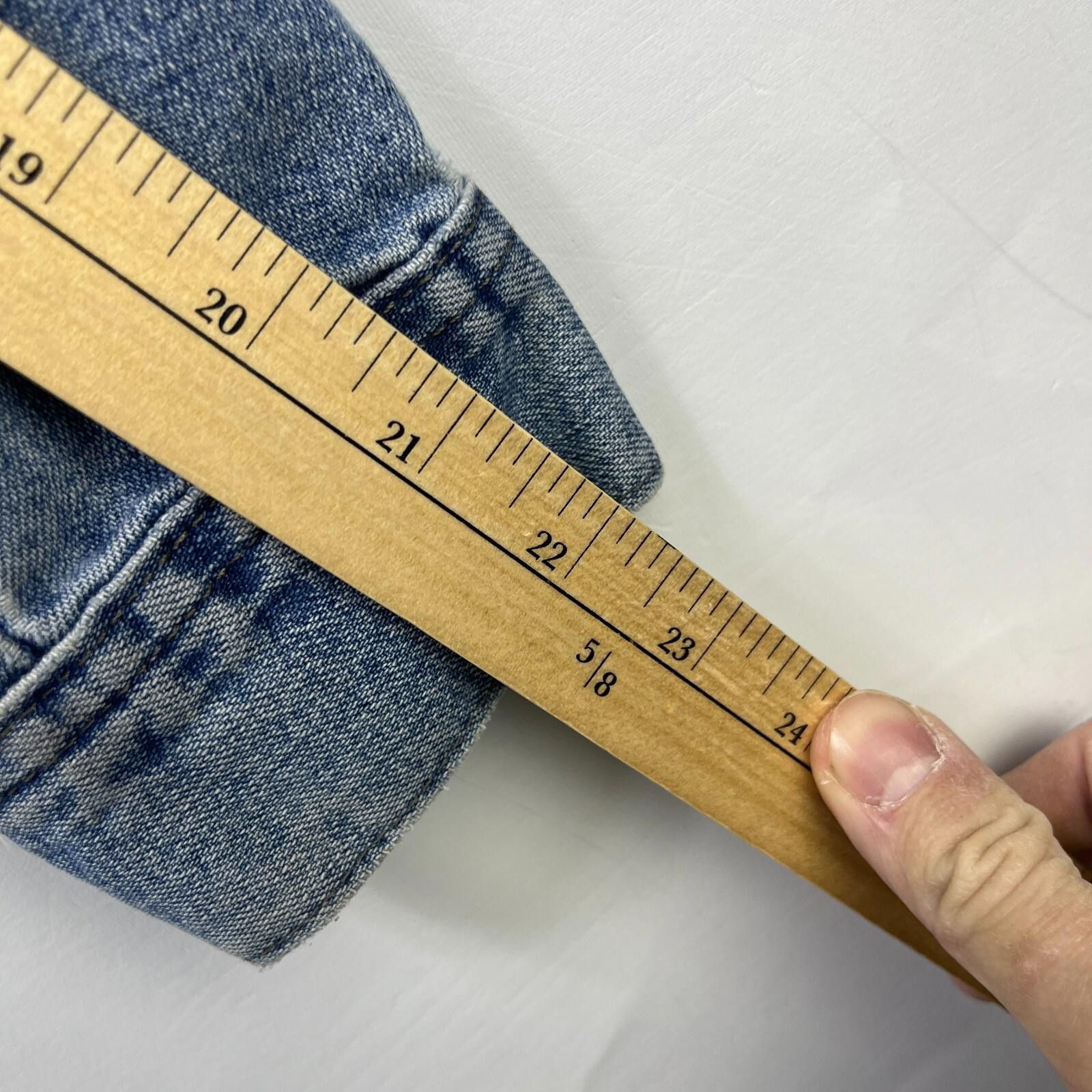 Other Vintage Riveted by Lee Denim Jacket Womens Medium Size M / US 6-8 / IT 42-44 - 10 Thumbnail