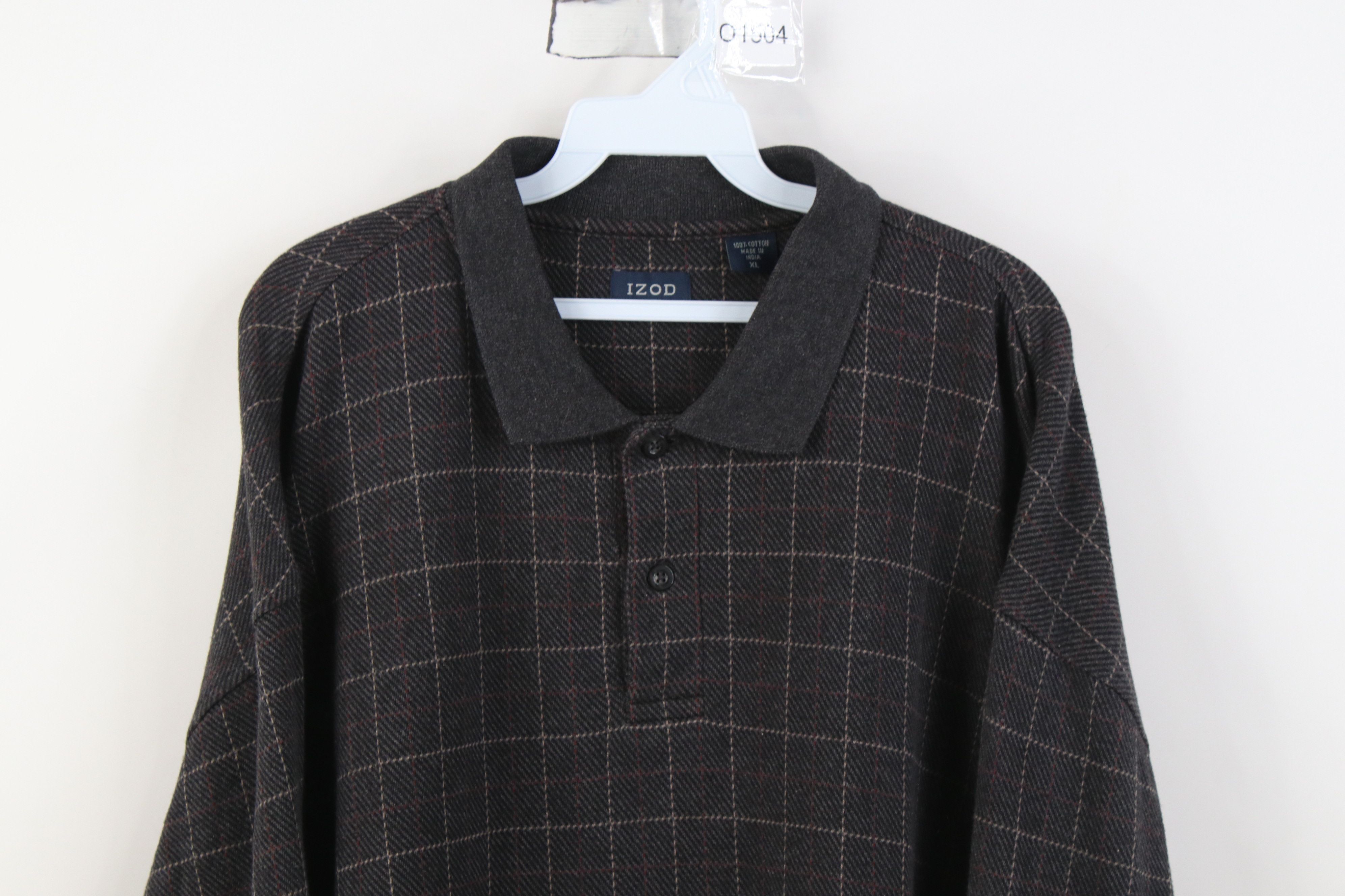 Vintage Vintage 90s Streetwear Fit Knit Long Sleeve Rugby Polo Shirt Size US XL / EU 56 / 4 - 2 Thumbnail