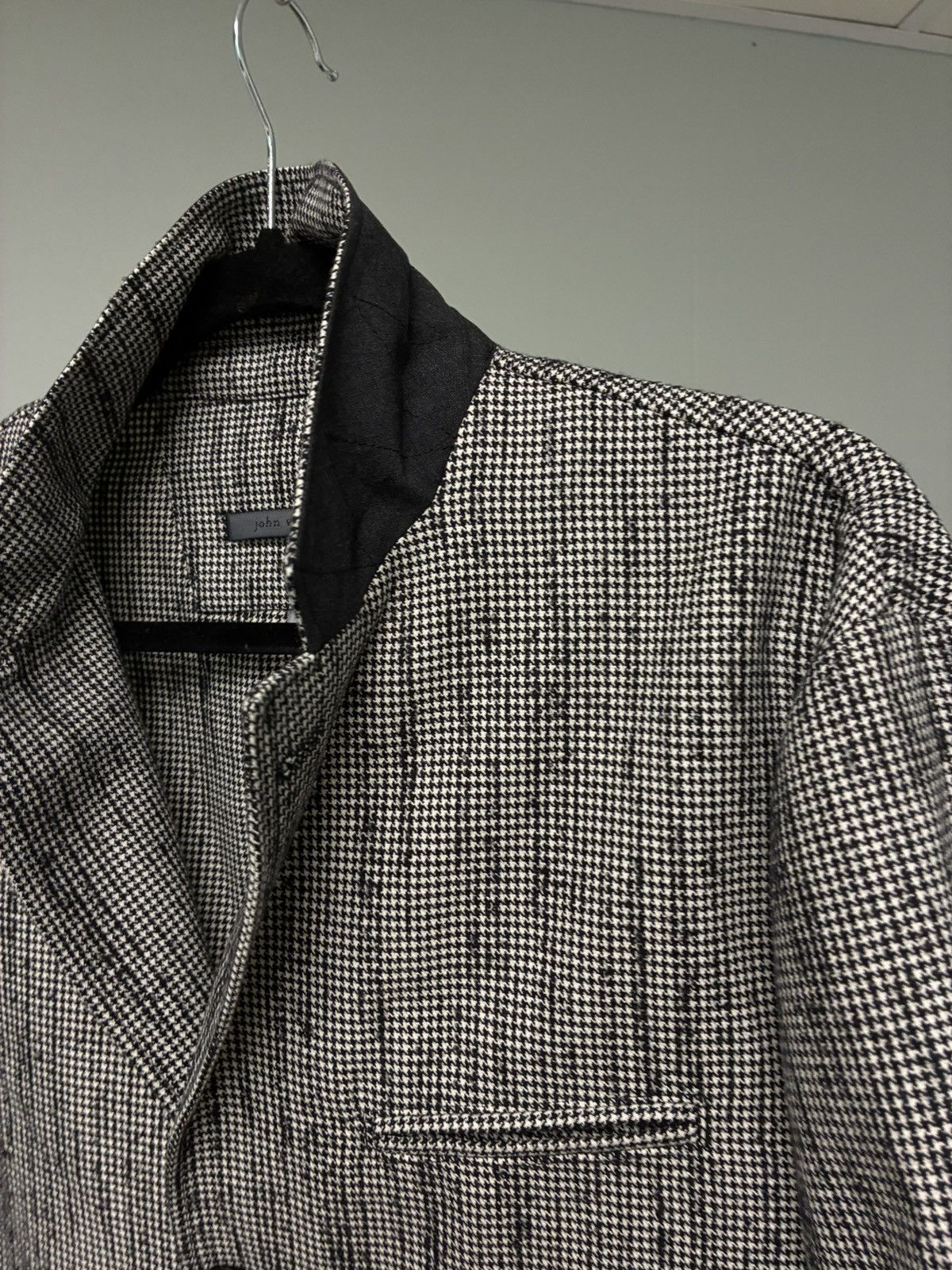 John Varvatos Deconstructed Houndstooth Jacket EU 48 USA 38 Size US M / EU 48-50 / 2 - 9 Thumbnail
