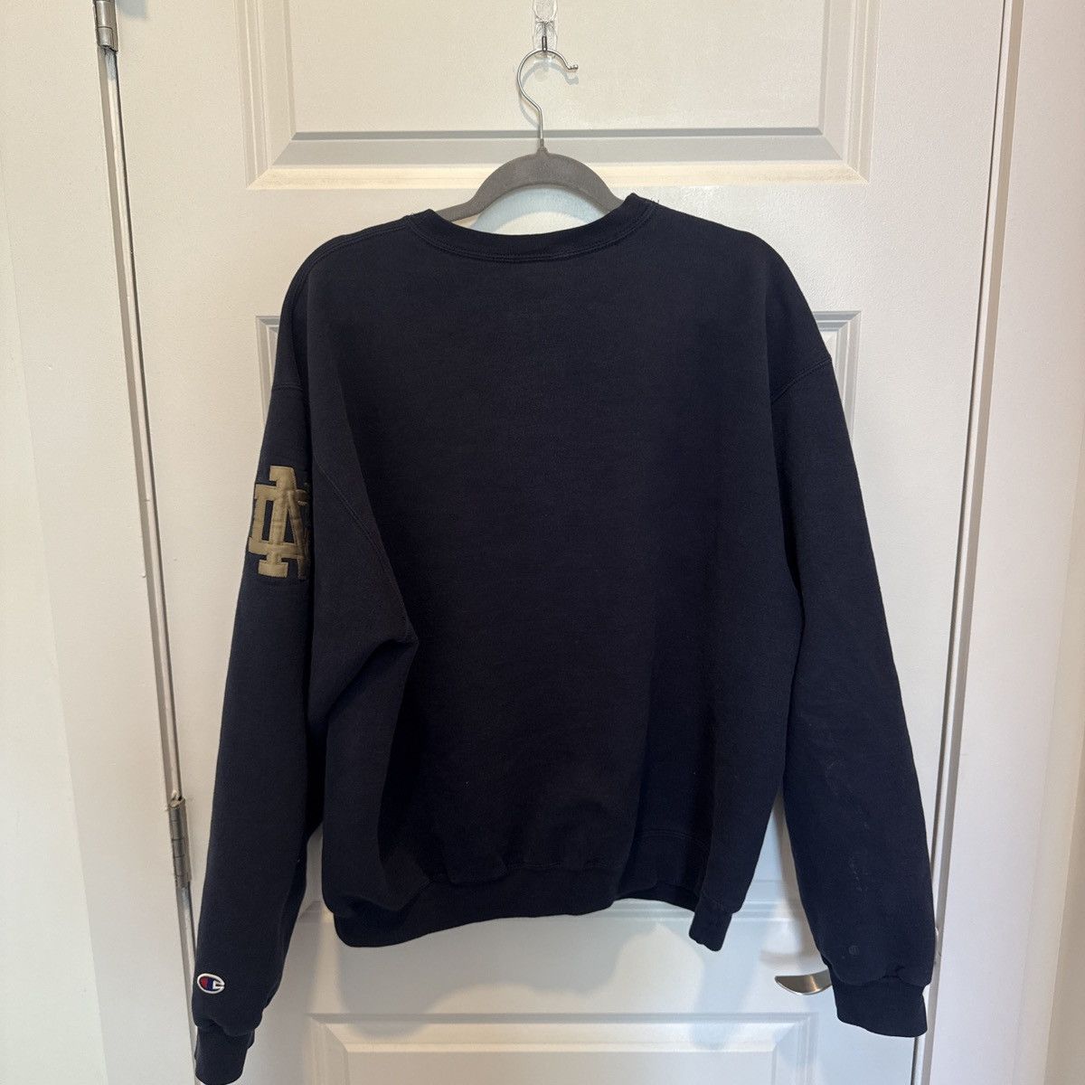 Vintage Vintage 90s Notre Dame Sweatshirt Size US L / EU 52-54 / 3 - 2 Thumbnail