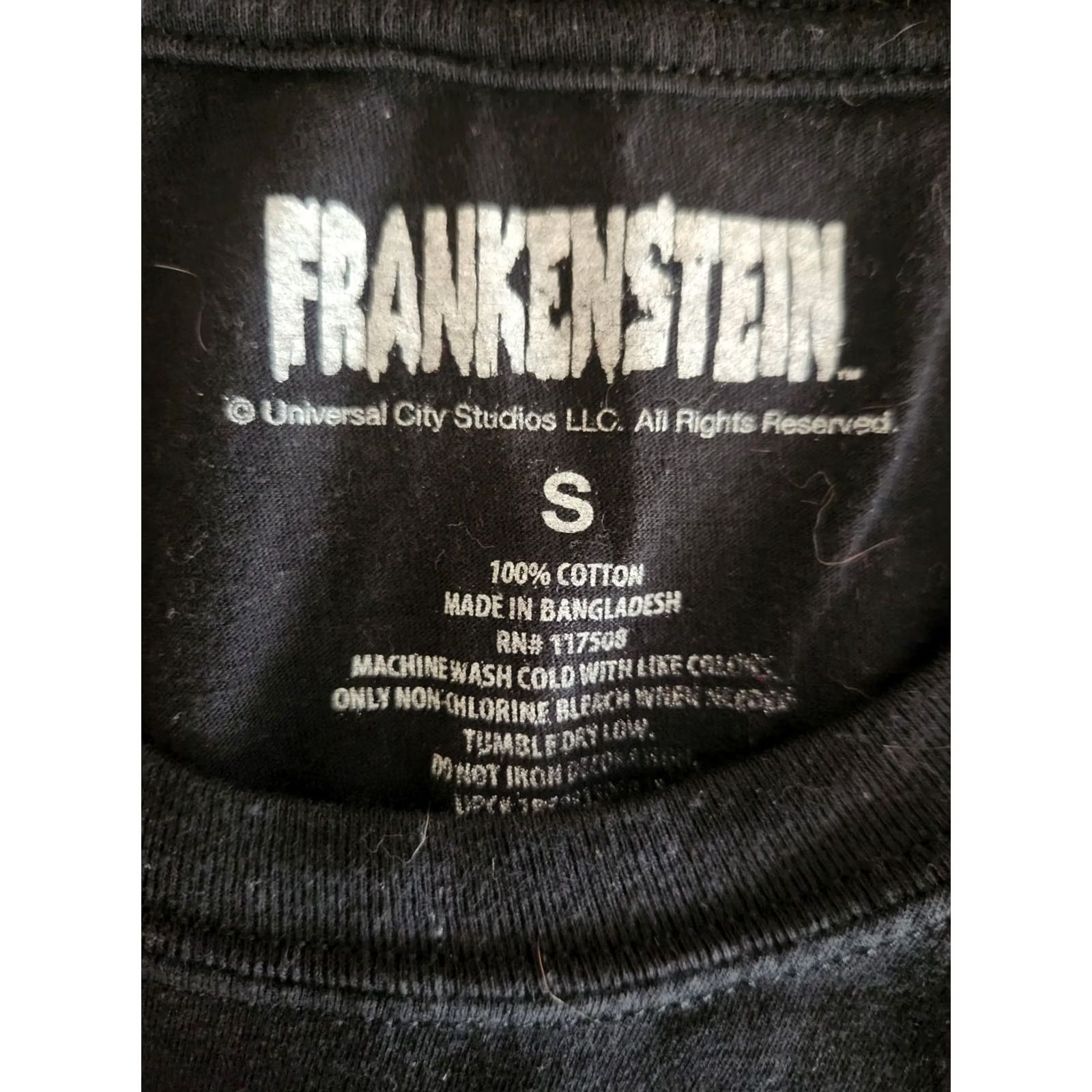 Vintage VINTAGE? Frankenstein Black T-Shirt Size S Men Regular? Size US S / EU 44-46 / 1 - 2 Thumbnail
