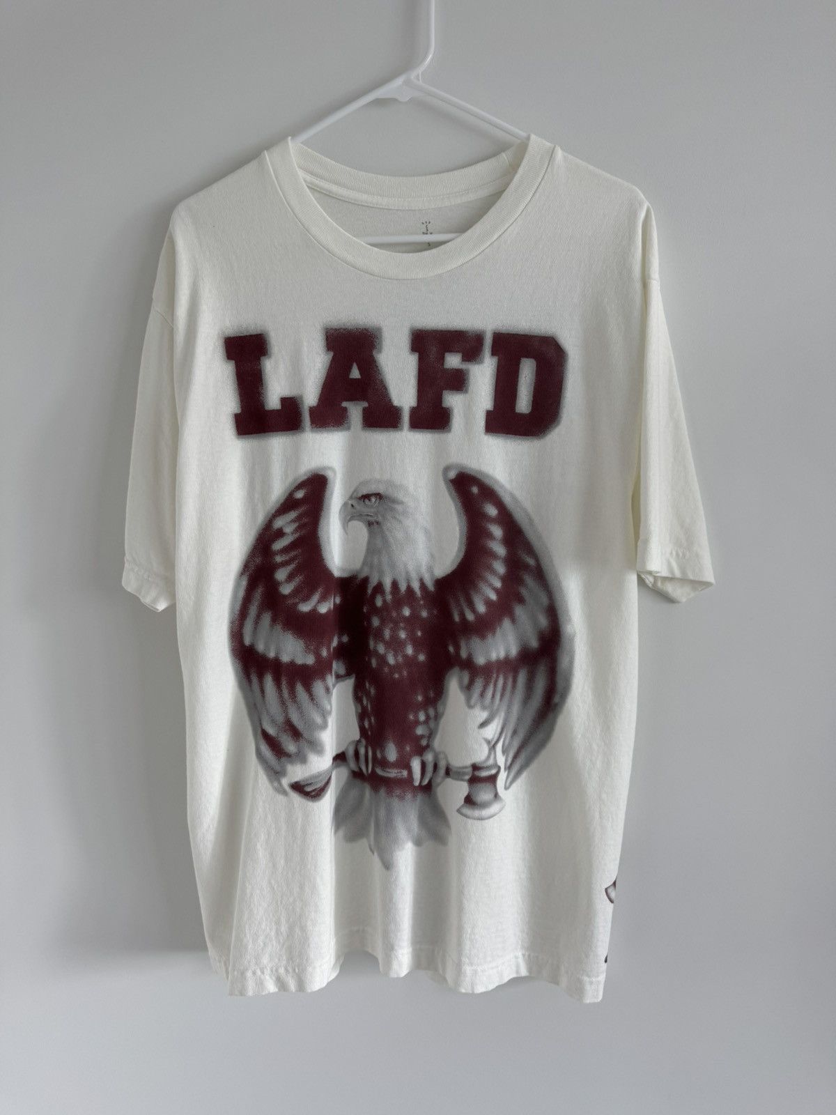 Travis Scott Travis Scott LAFD Fundraiser Eagle Tee Size Large Size US L / EU 52-54 / 3 - 1 Thumbnail