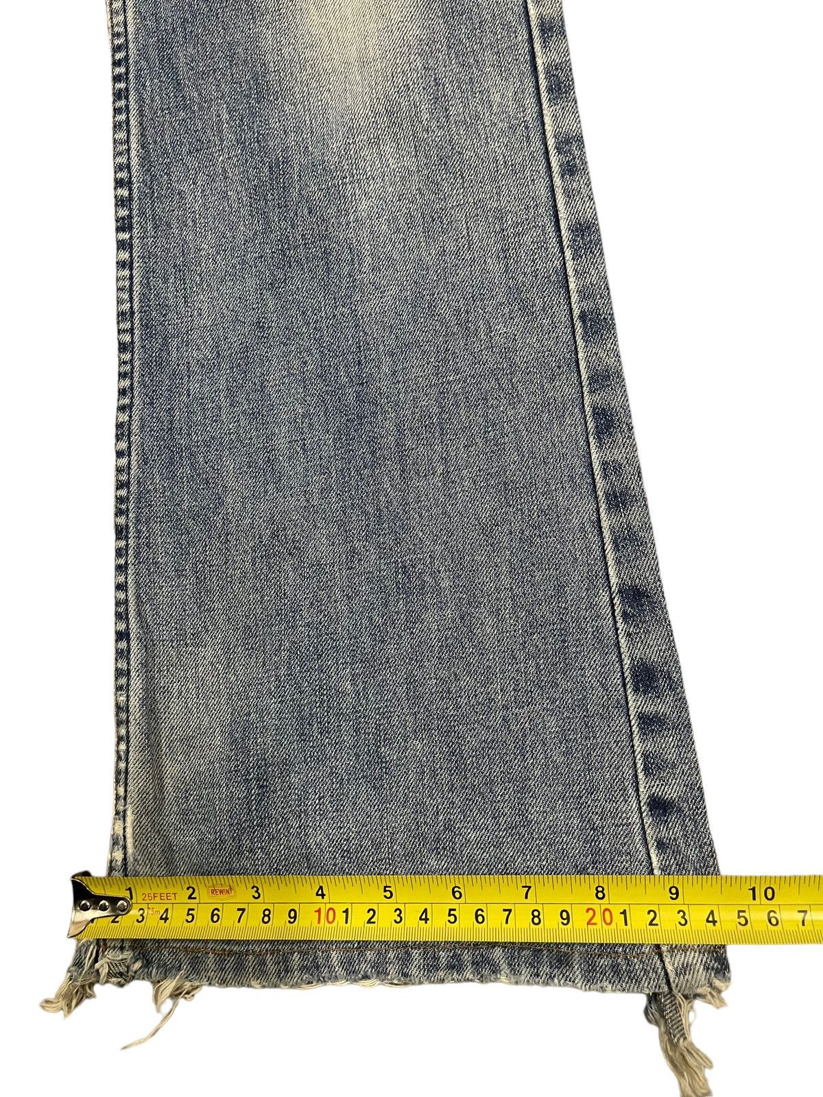 Levi's Vintage Japan 80s Levis Blue Wash Distressed Flare Jeans Size US 29 - 17 Thumbnail