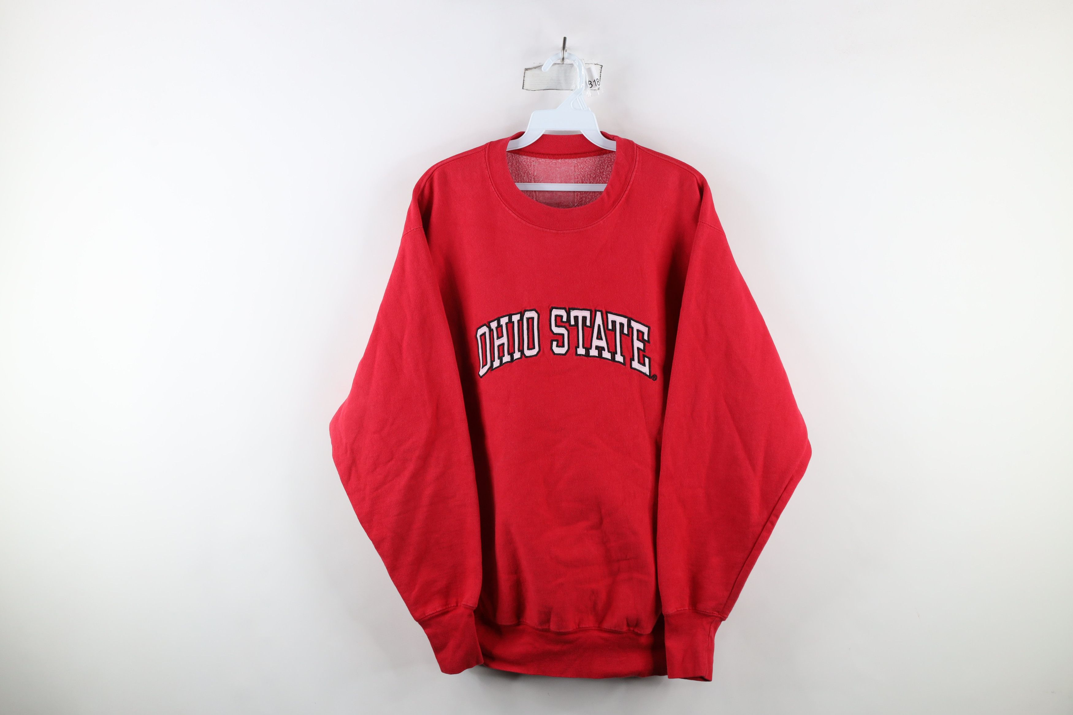Vintage Vintage 90s Heavyweight Ohio State University Sweatshirt Red Size US S / EU 44-46 / 1 - 1 Thumbnail