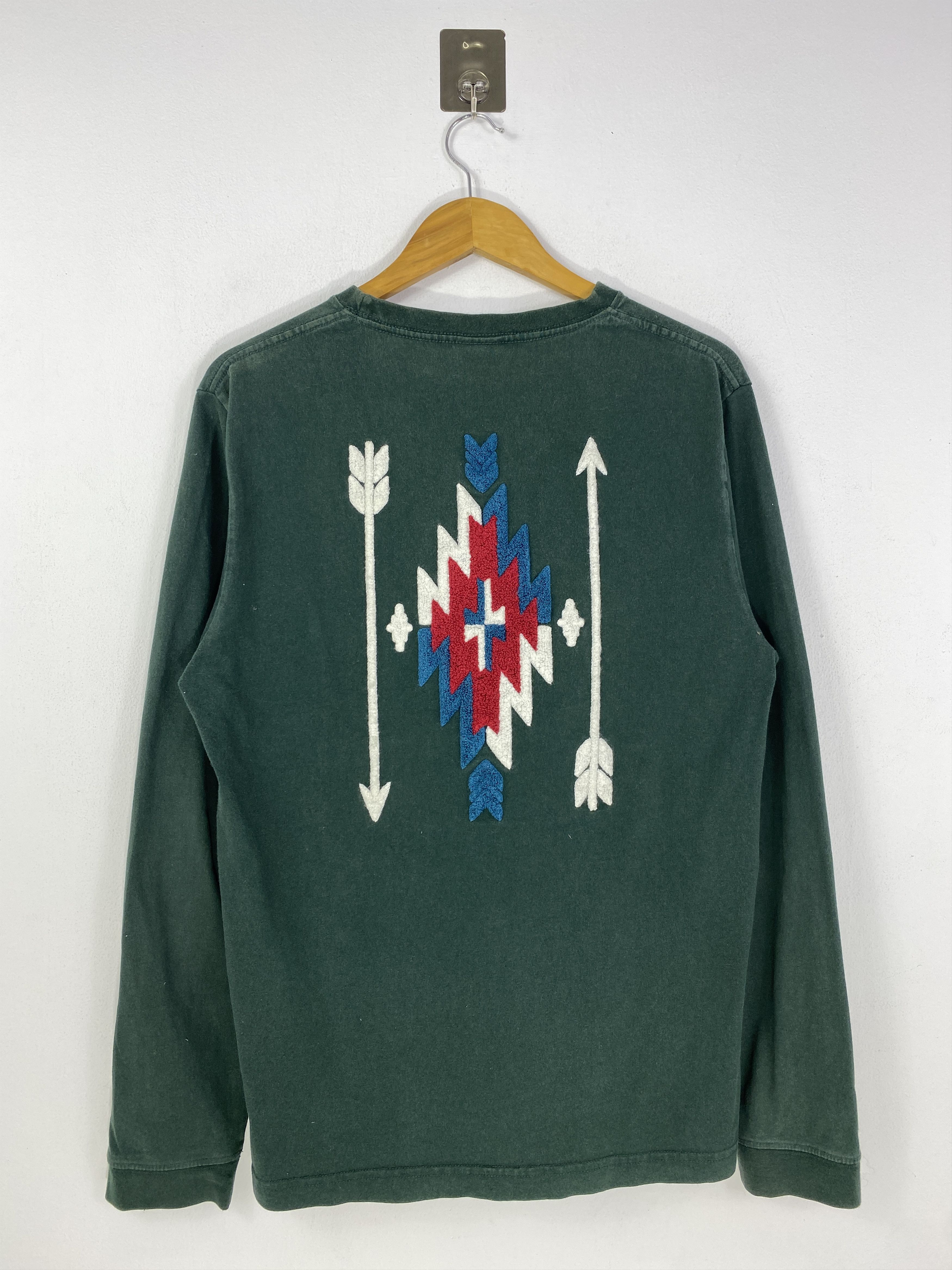 Japanese Brand Vintage Native Navajo Crewneck Pullover Sweatshirt SH0119 Size US L / EU 52-54 / 3 - 4 Thumbnail