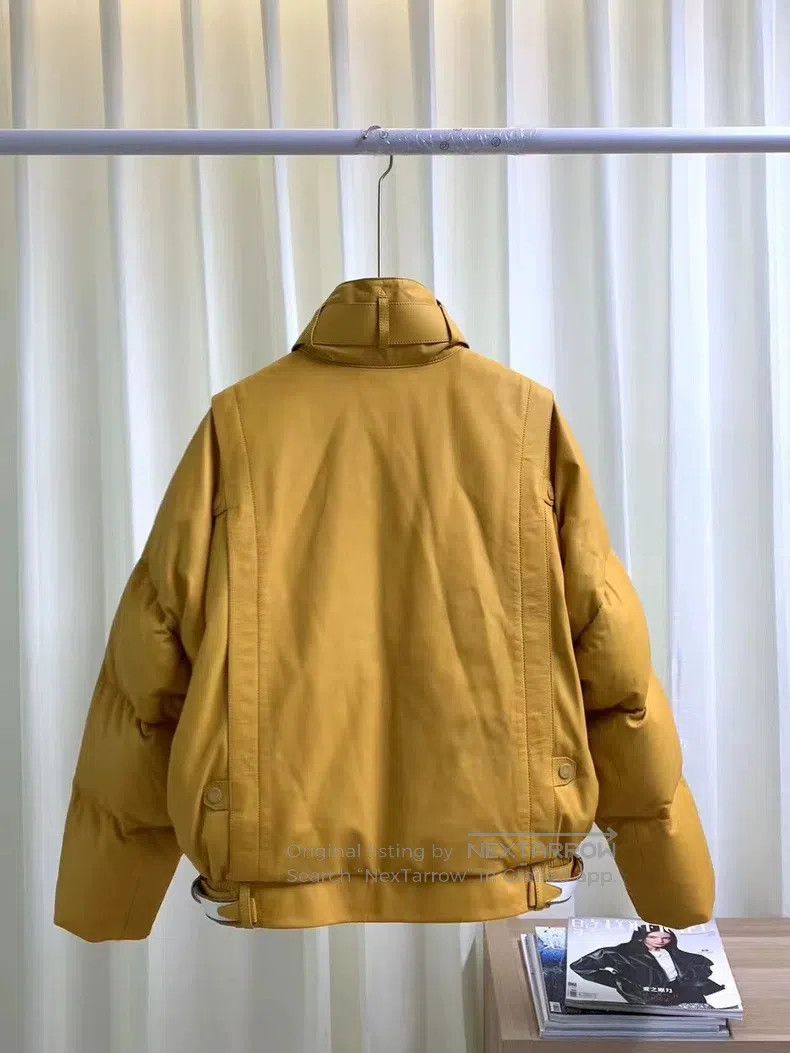 Hermes Hermes Show Model Lamb Leather Down Jacket Size XXS / US 00 / IT 34 - 5 Thumbnail