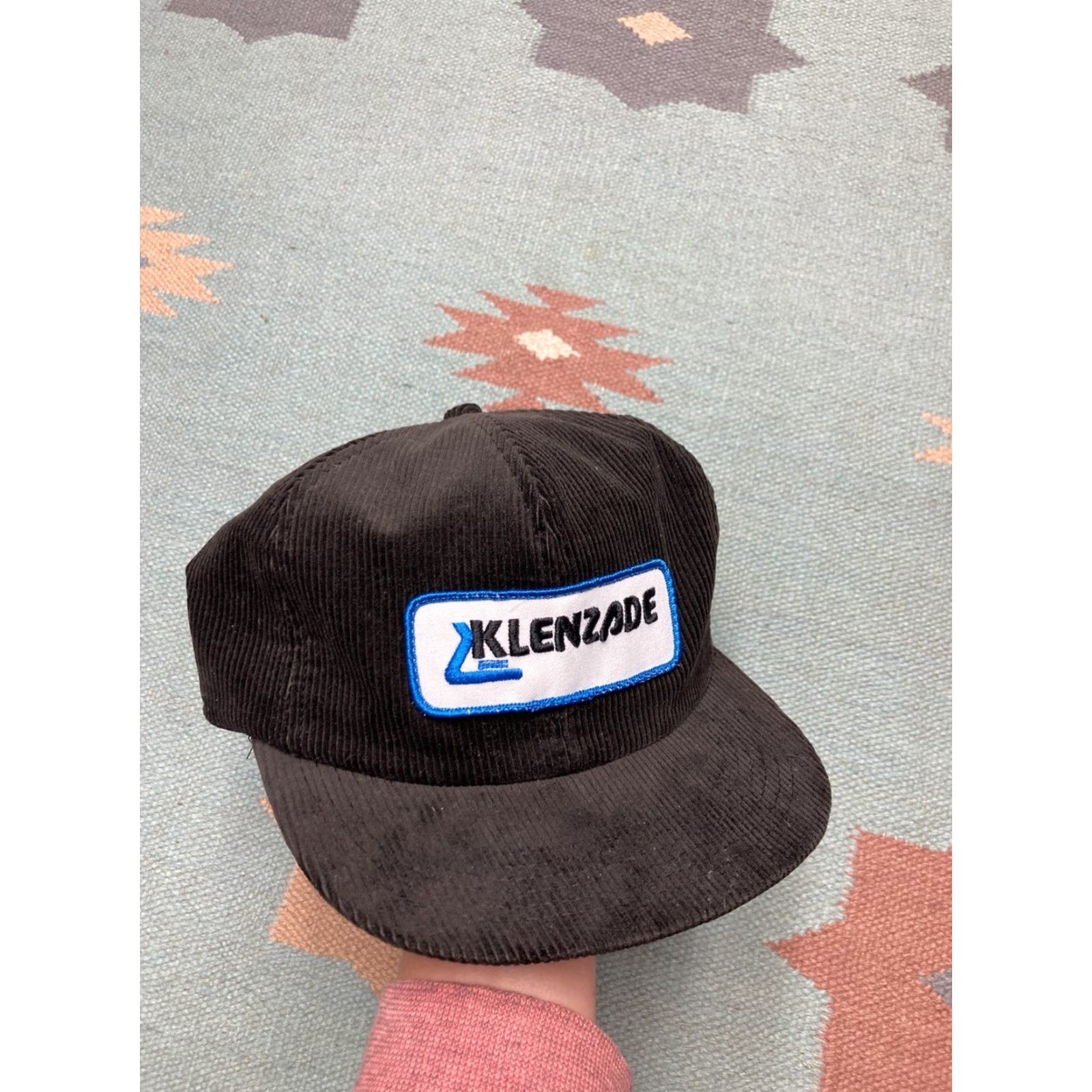 Vintage VINTAGE Snap-Back Corduroy Hat USA Made Black Adjustable Men Men's Snapback Size ONE SIZE - 2 Thumbnail
